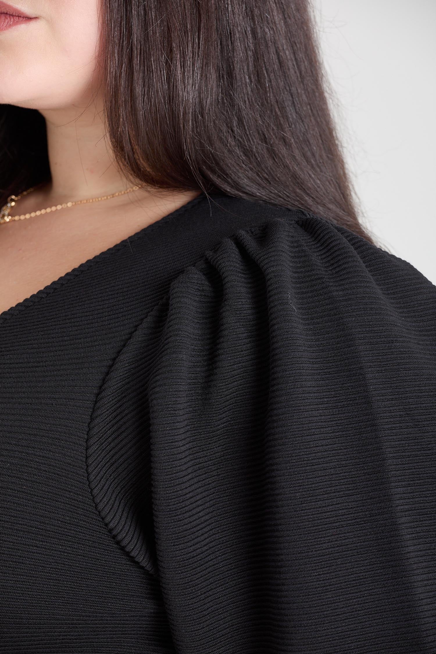 Combinaison portefeuille à manches longues ottomane - Noir