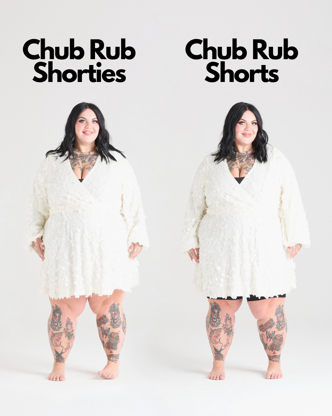 Stay Cool Chub Rub Shorts - Shorties - Noir