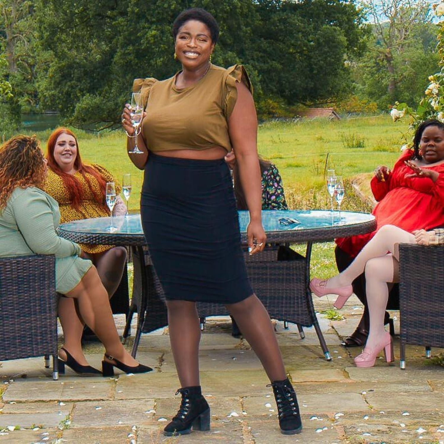 Collants transparents 30 deniers - Praline