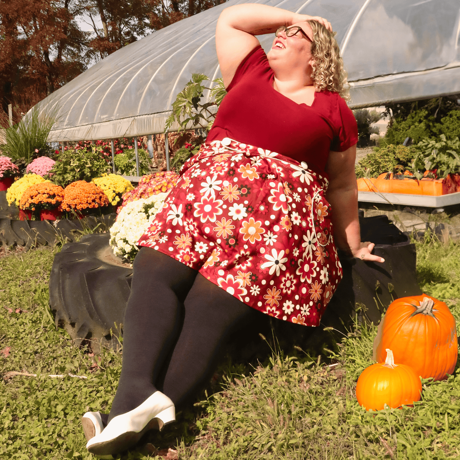 Collants en laine mérinos - Nuage d'orage