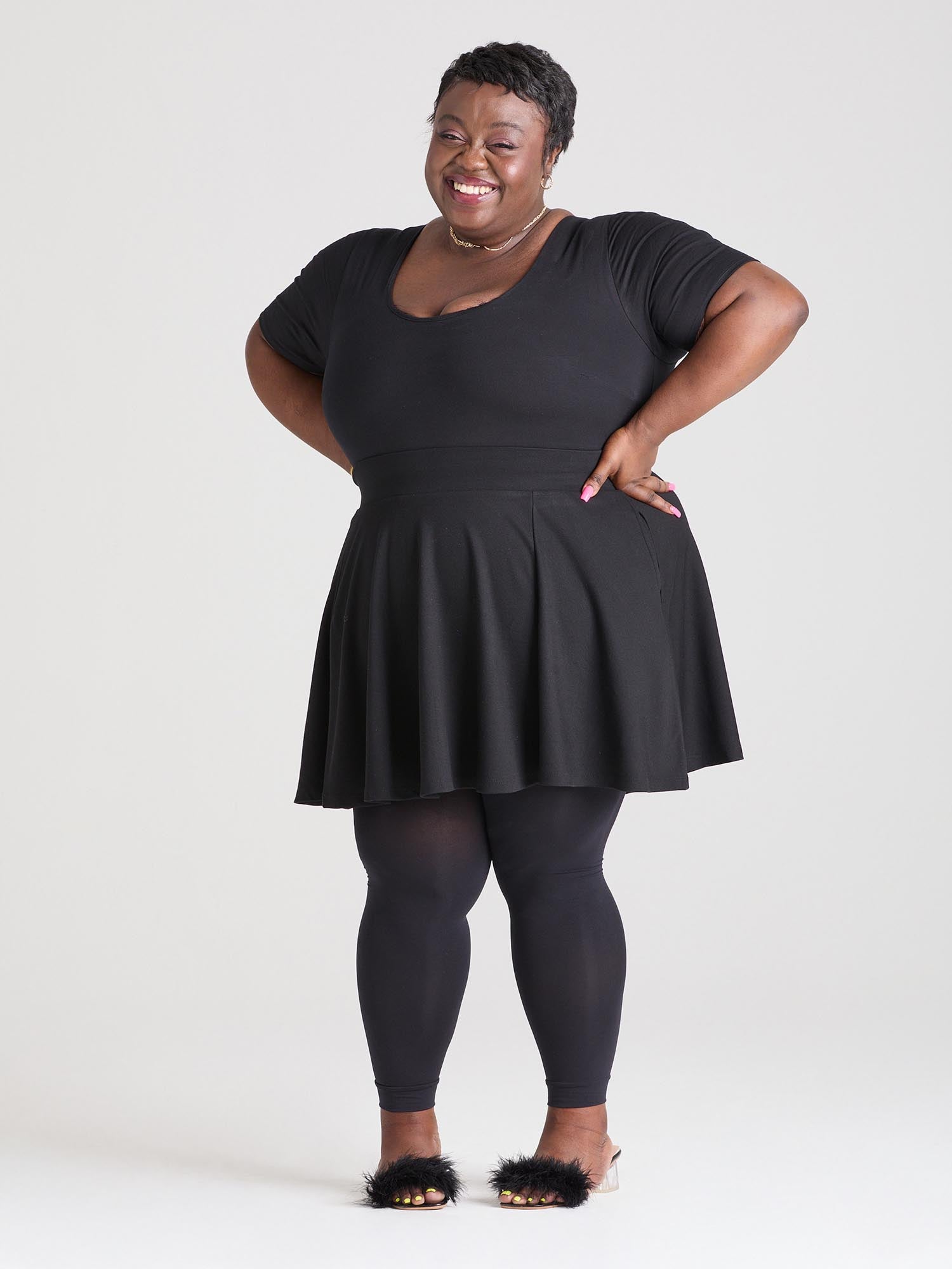 Collants sans pieds - Noir