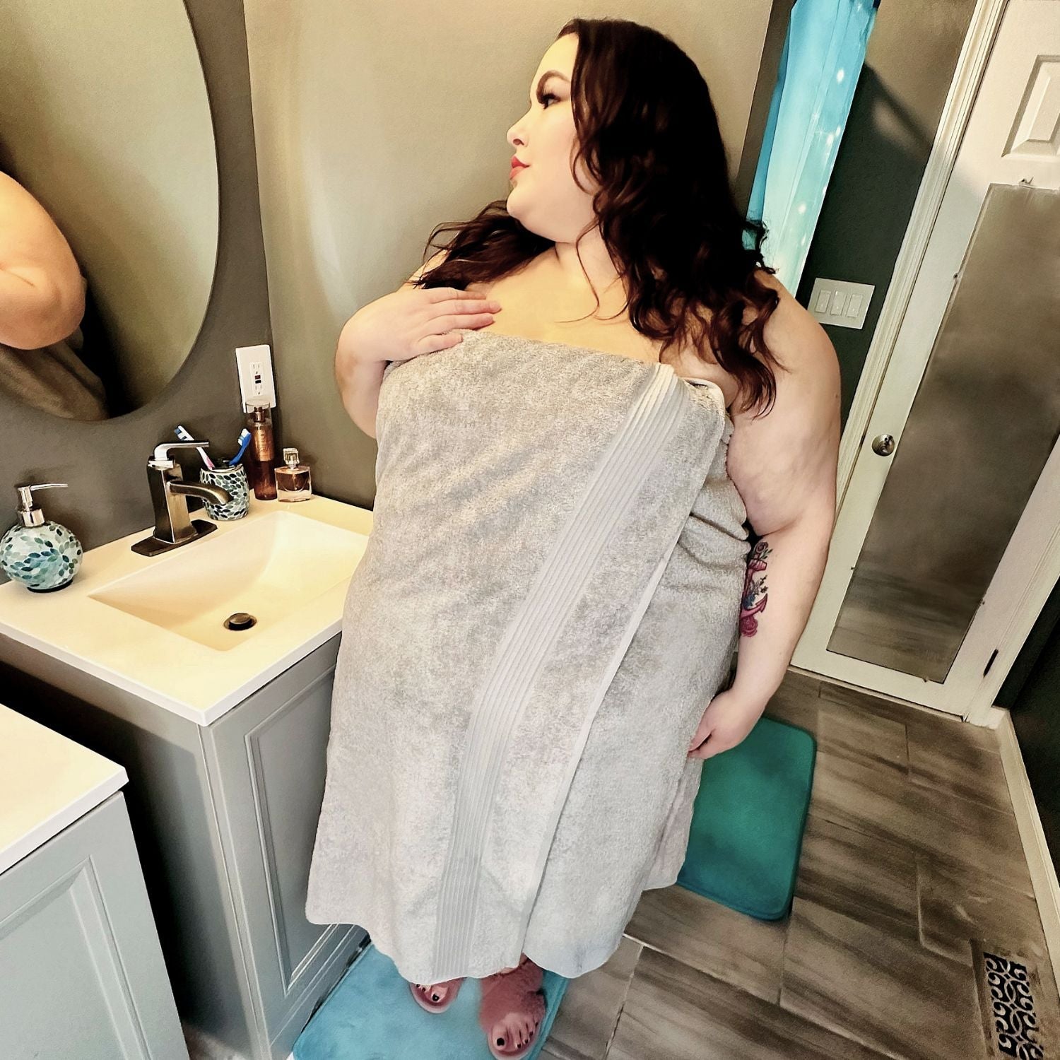 Big Softee Towel - Silver