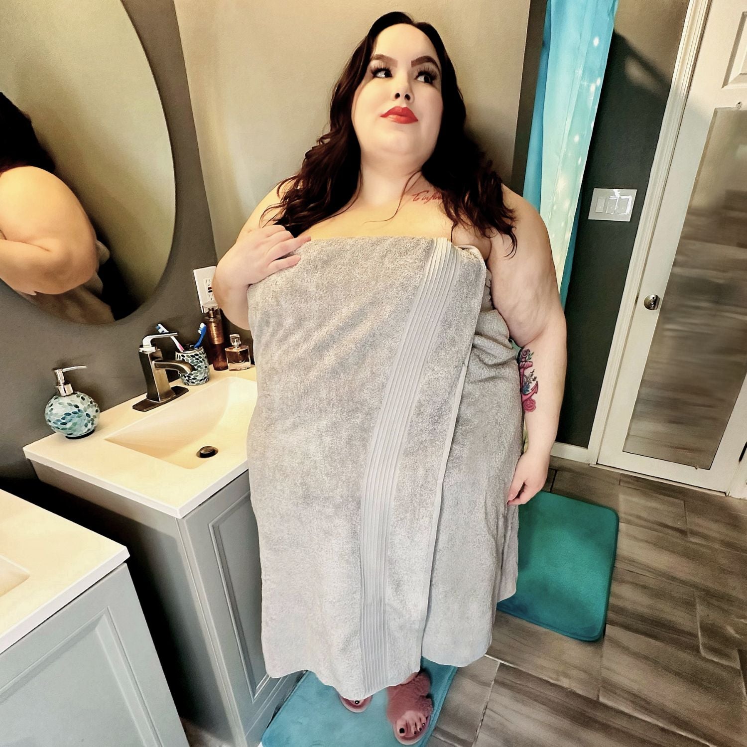 Big Softee Towel - Silver