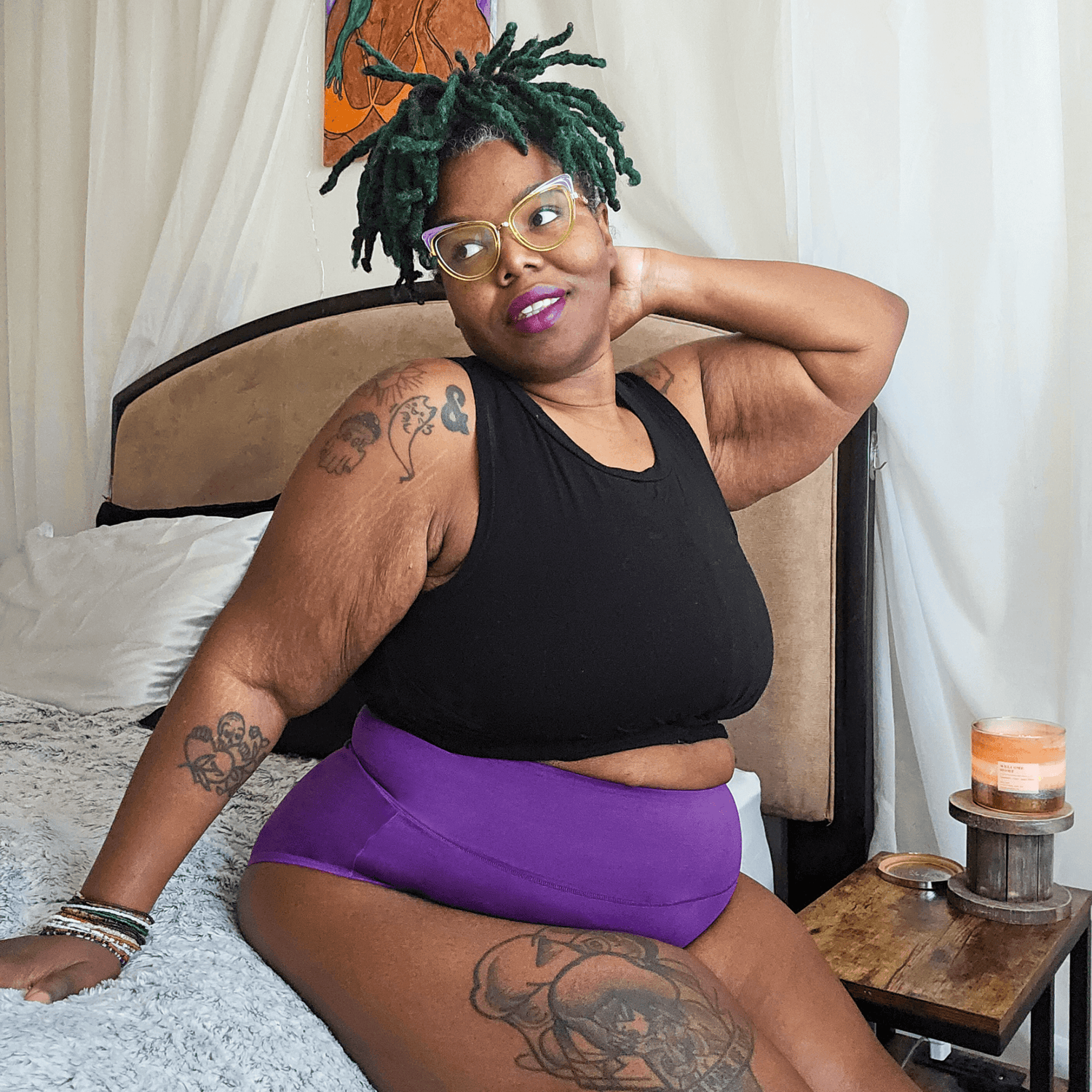 Braguitas de algodón orgánico - Grape Escape