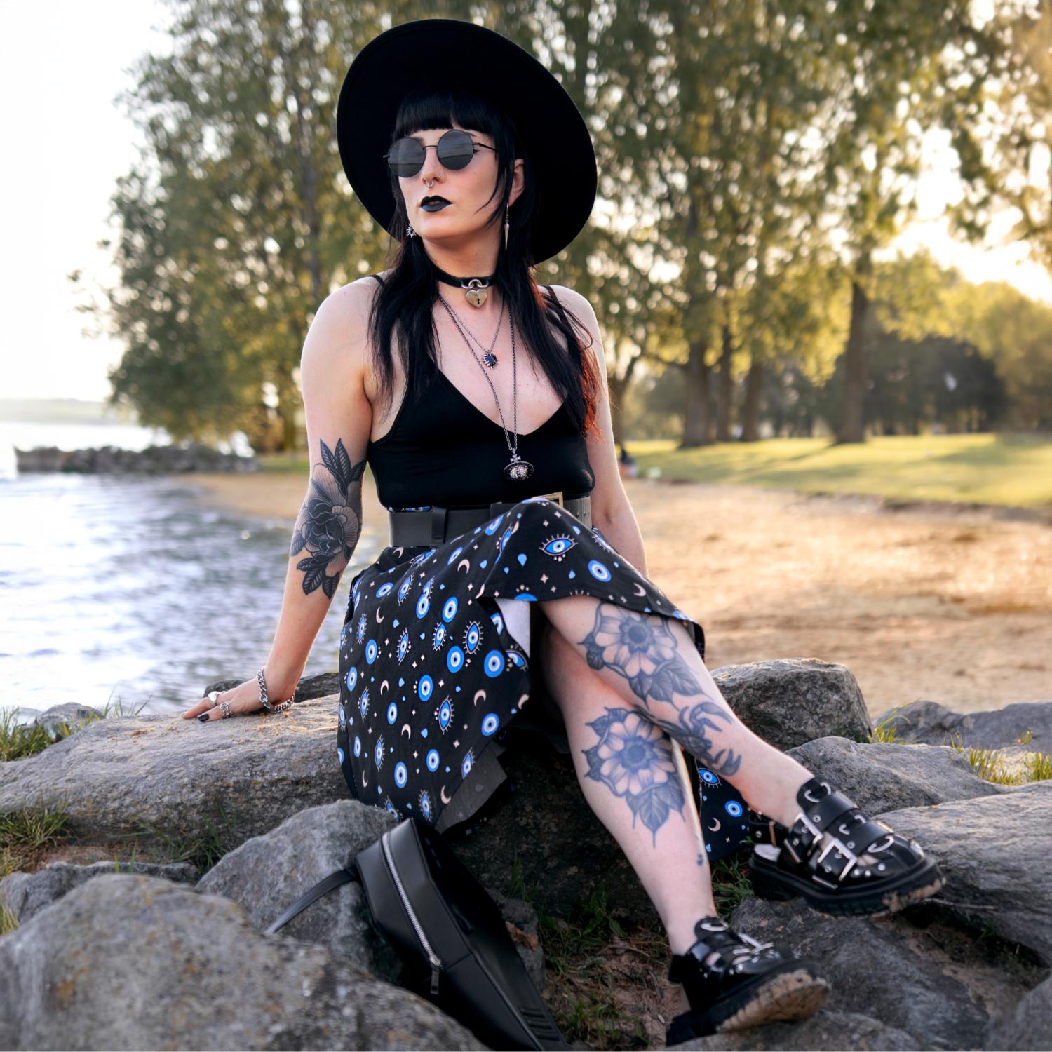 Malocchio Flare Skirt