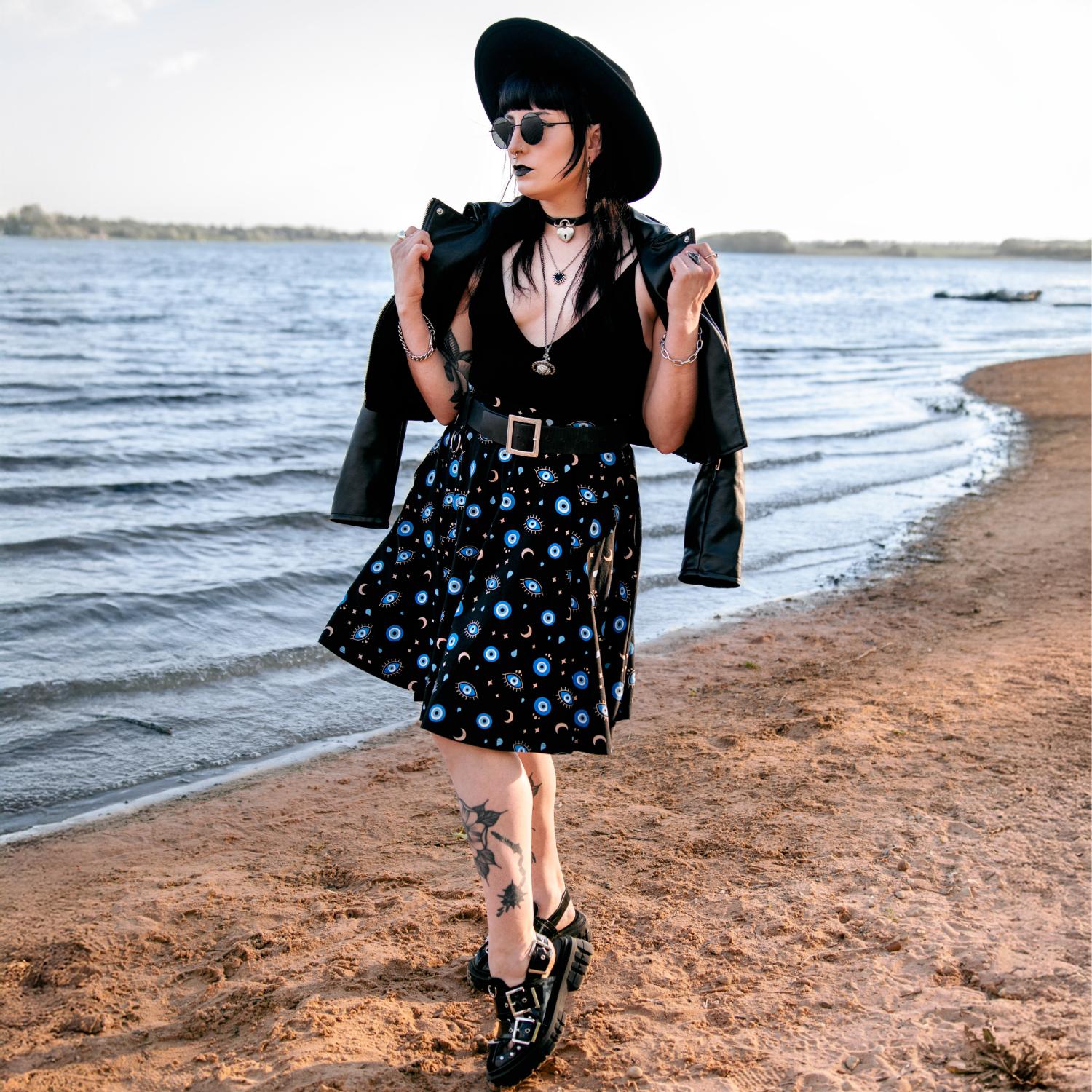 Malocchio Flare Skirt
