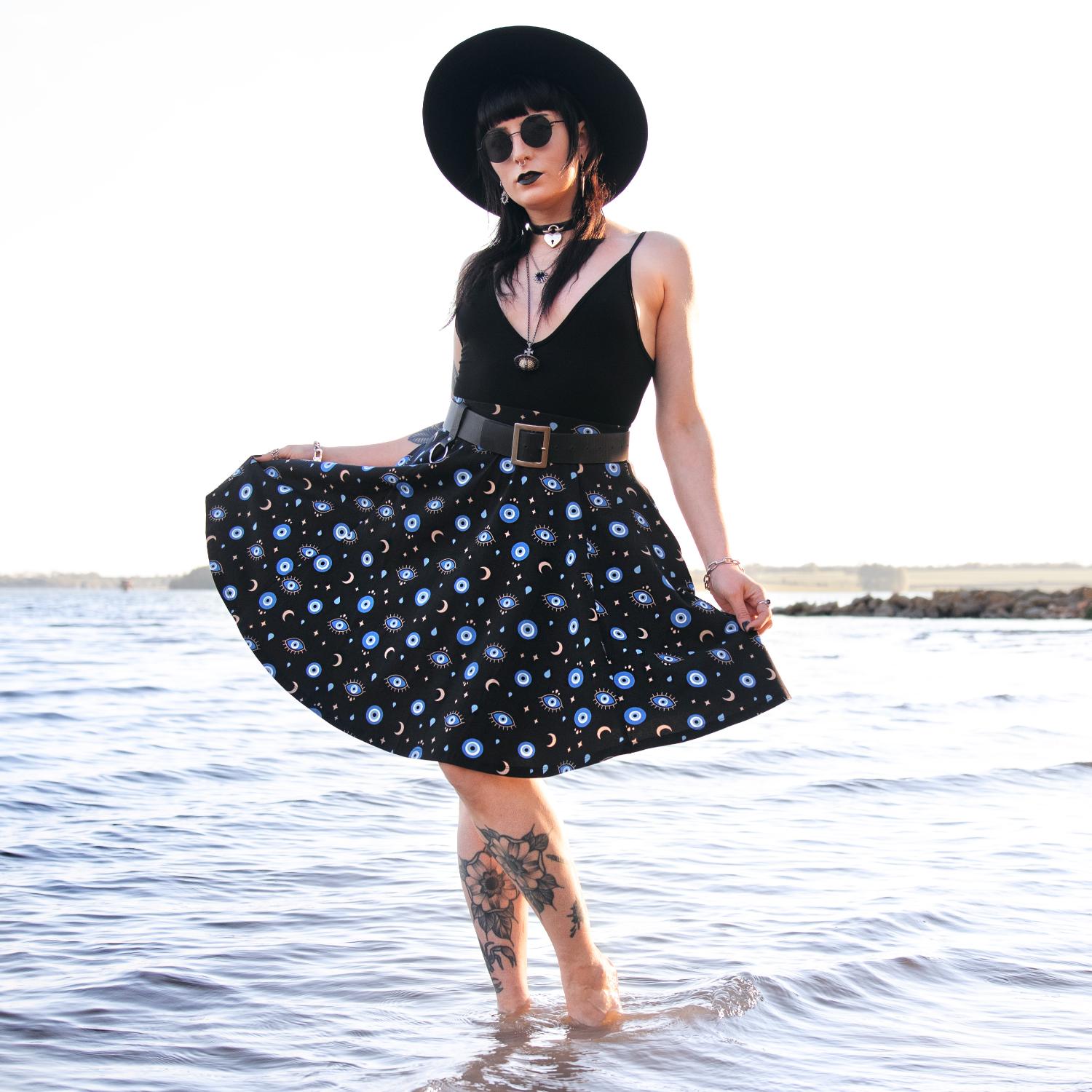 Malocchio Flare Skirt