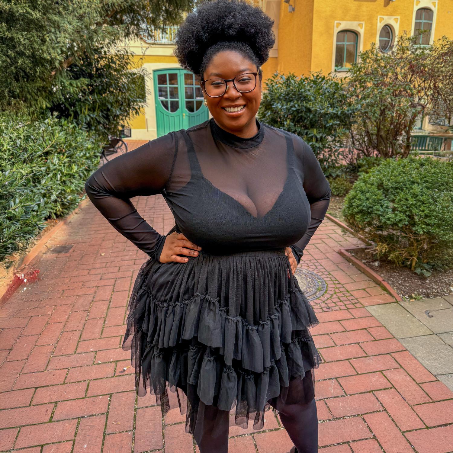Mesh Skirt - Black
