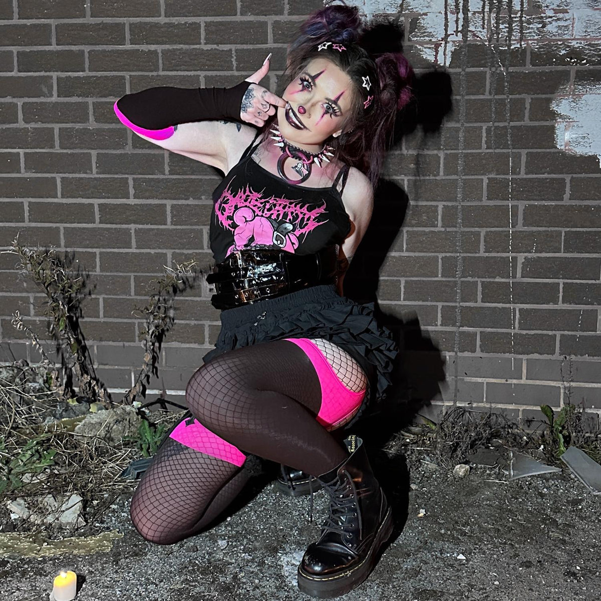 Neon Mock Garters - Totally Bitchin