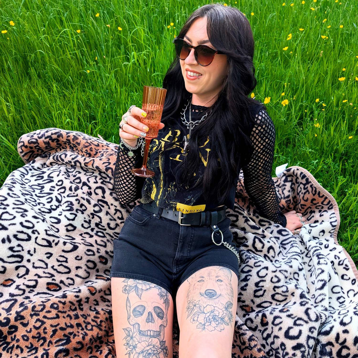 Denim Shorts - Black Sea