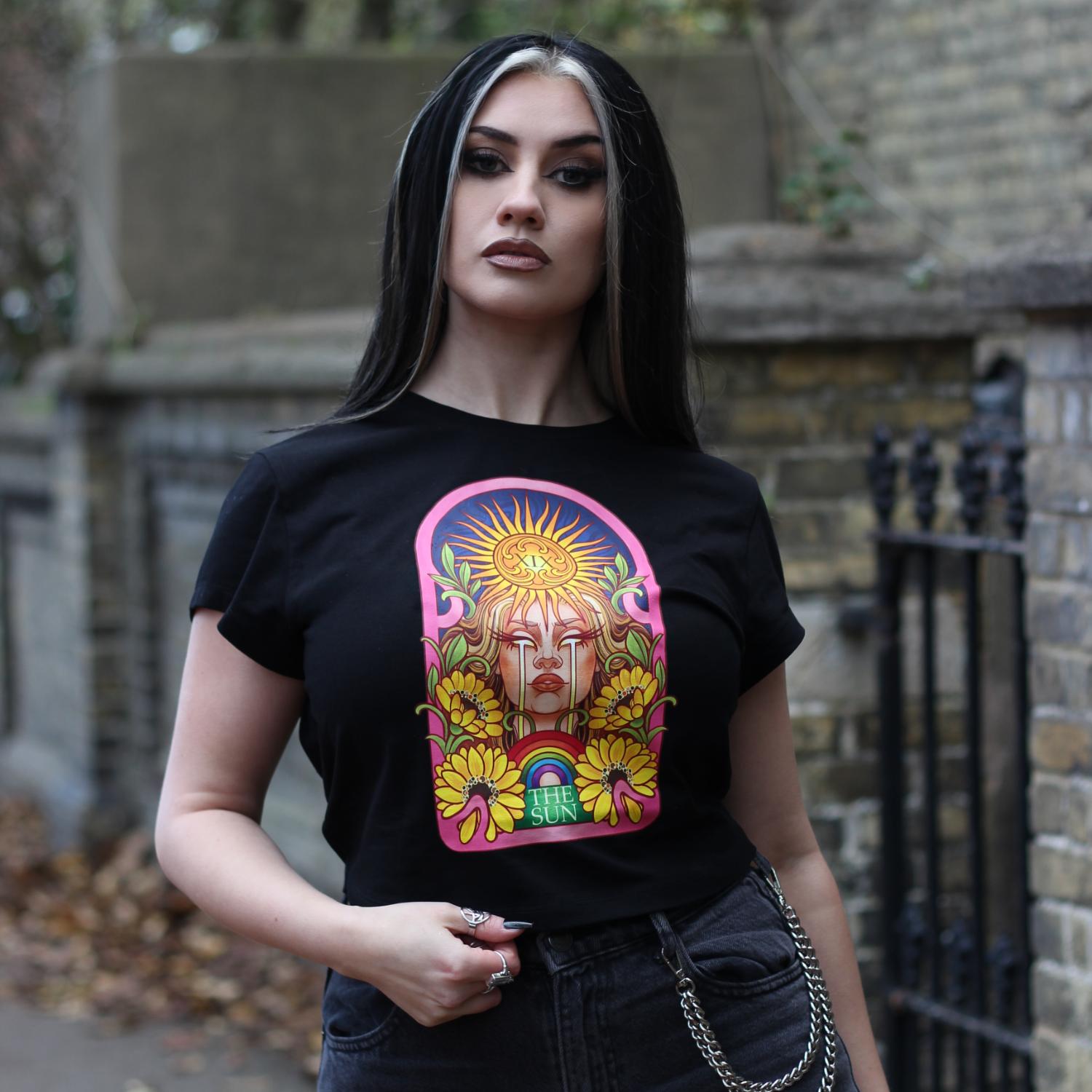 Major Arcana Baby Tee - XIX The Sun