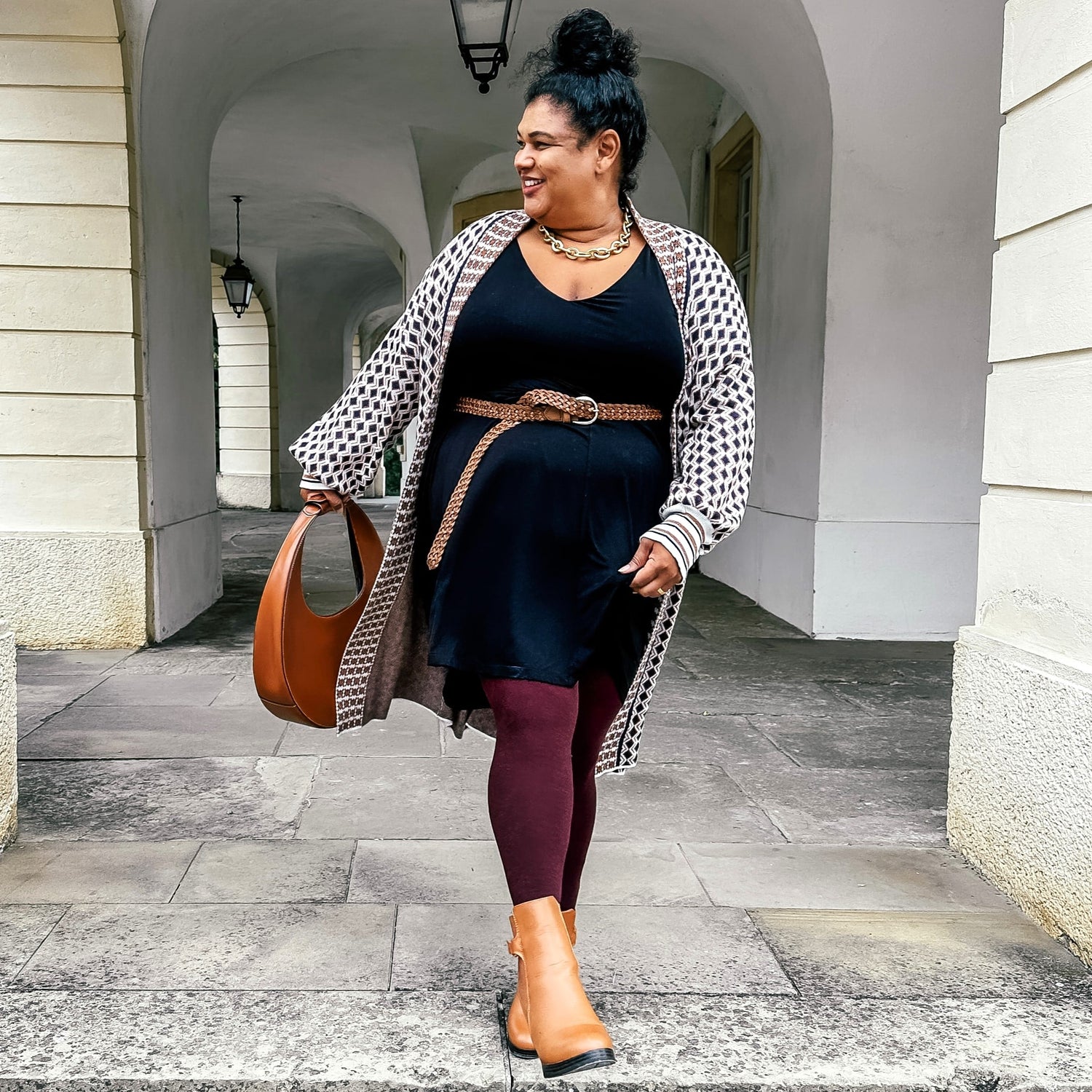 Collants en laine mérinos - Red Velvet Cake