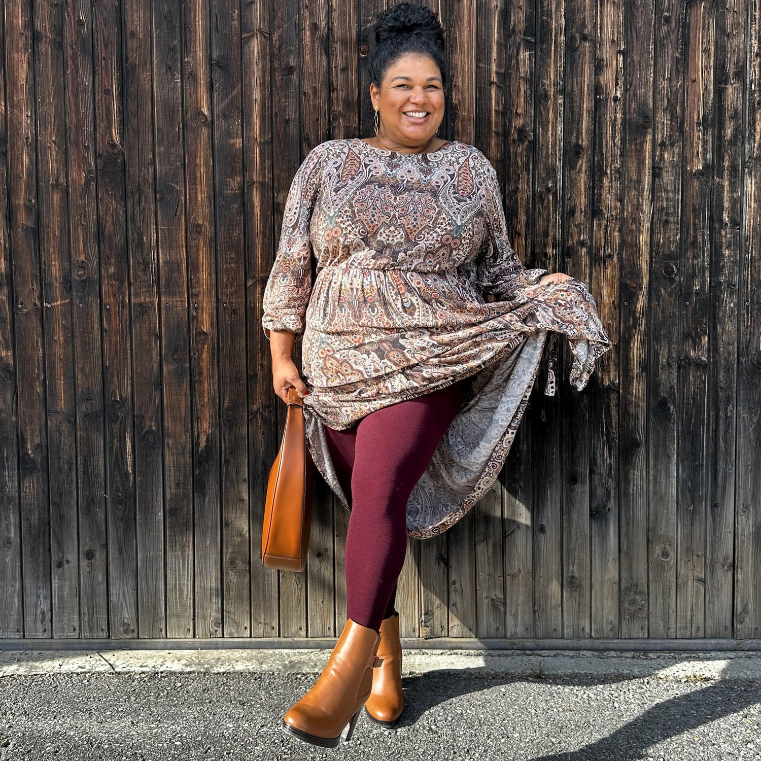 Collants en laine mérinos - Red Velvet Cake