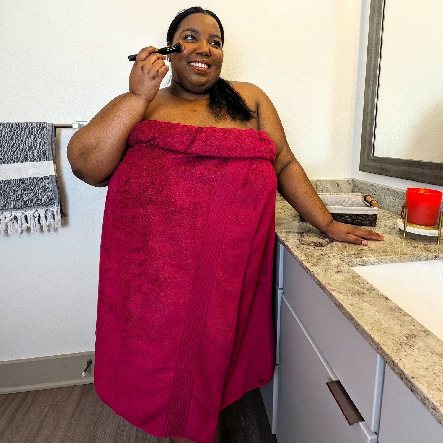 Big Softee Towel - Raspberry Pie