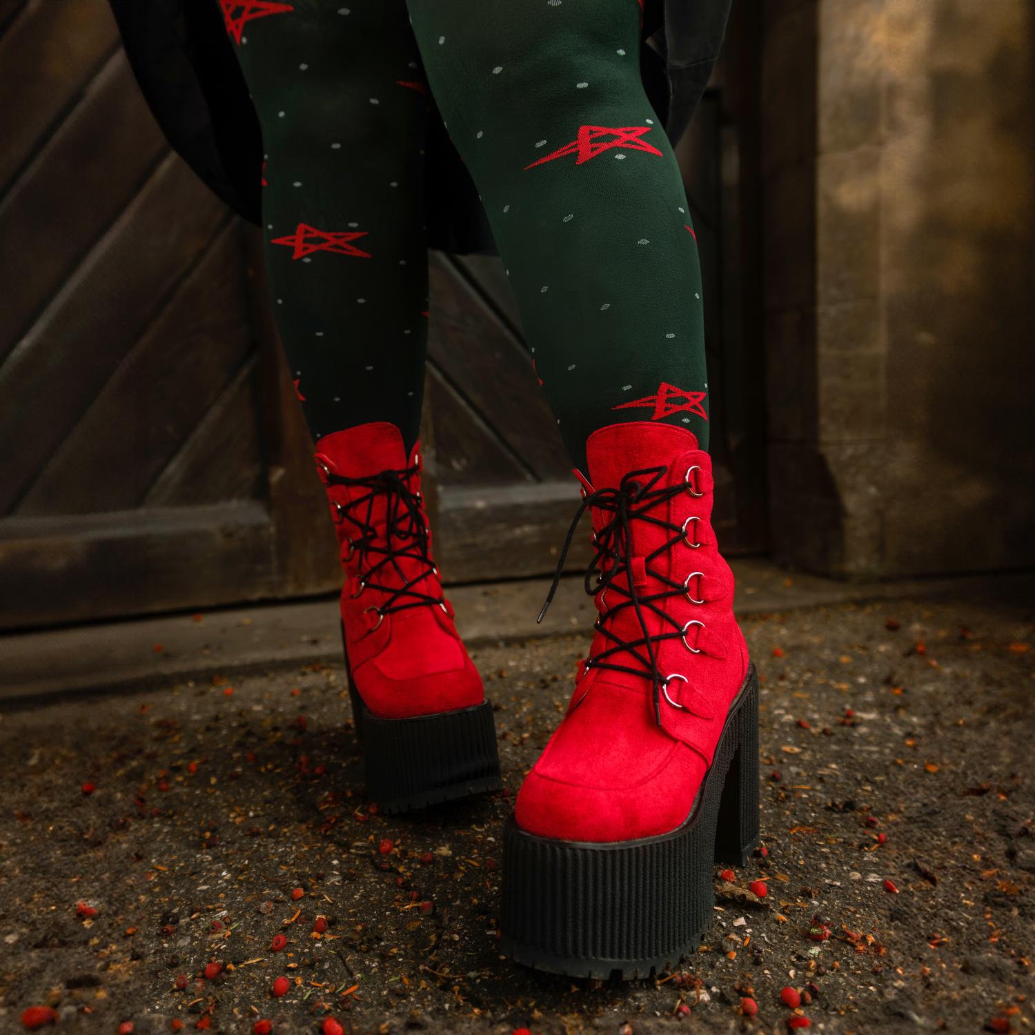 80 Denier Opaque Tights - Woodland Magick