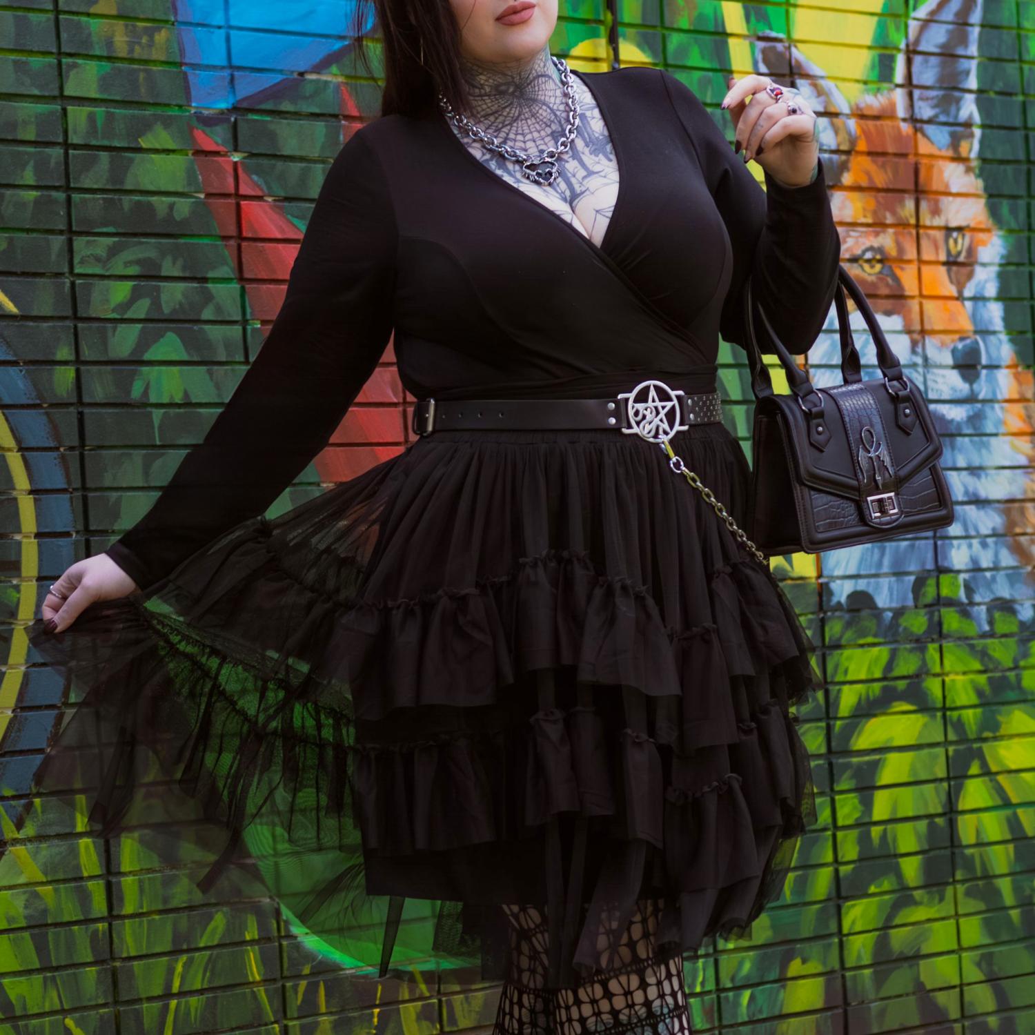 Mesh Skirt - Black