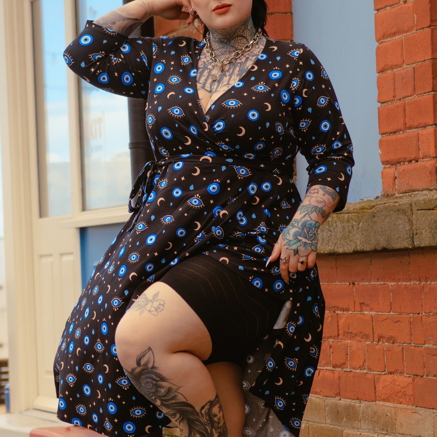 Malocchio Wrap Dress