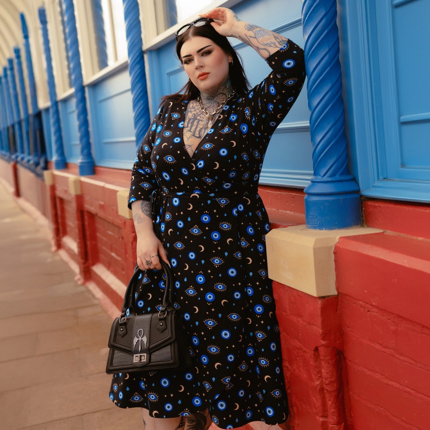 Malocchio Wrap Dress