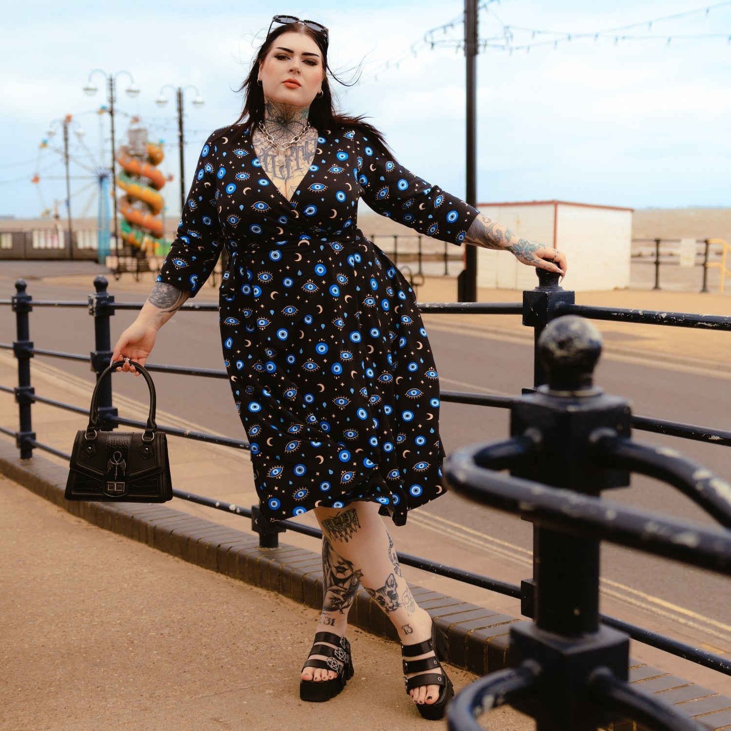 Malocchio Wrap Dress