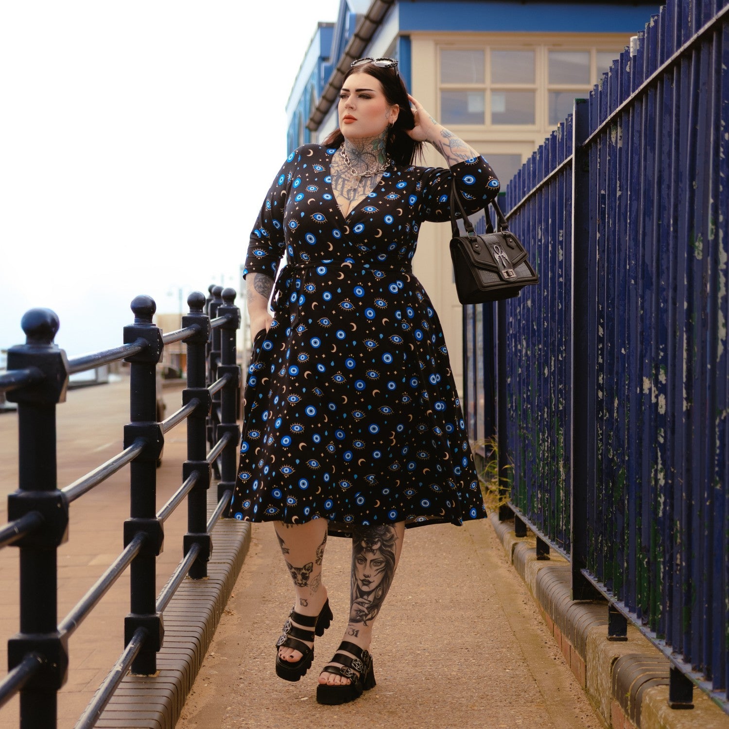 Malocchio Wrap Dress