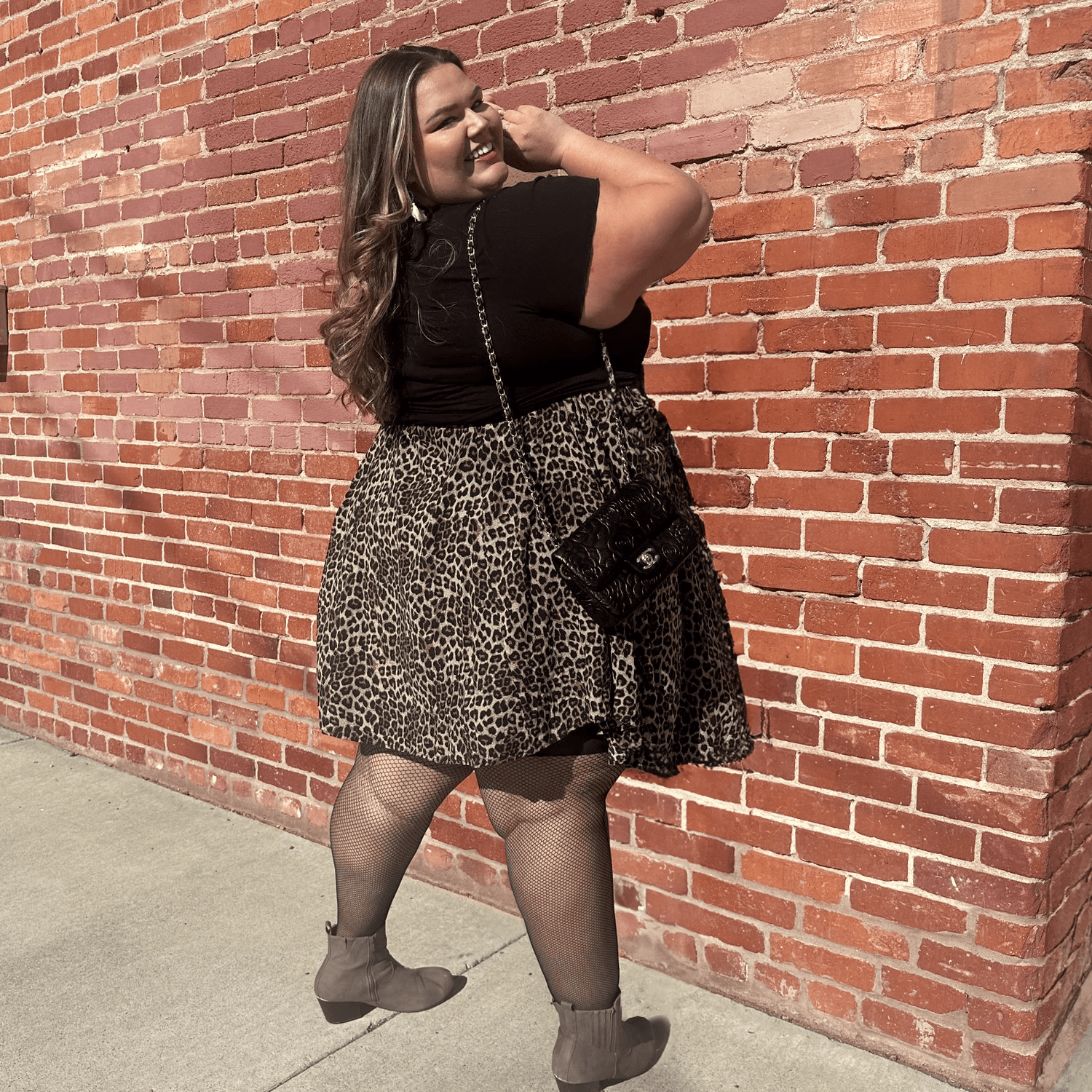 Bas résille Thighs the Limit - Noir