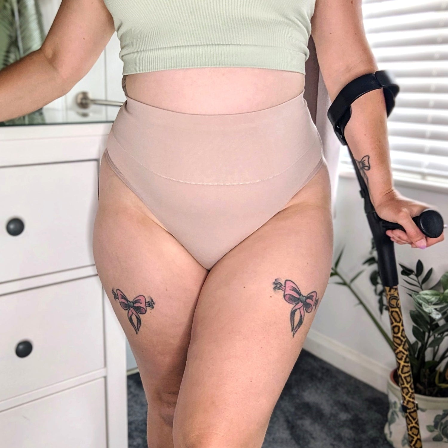 Culotte haute en coton bio - Bouteille de lait