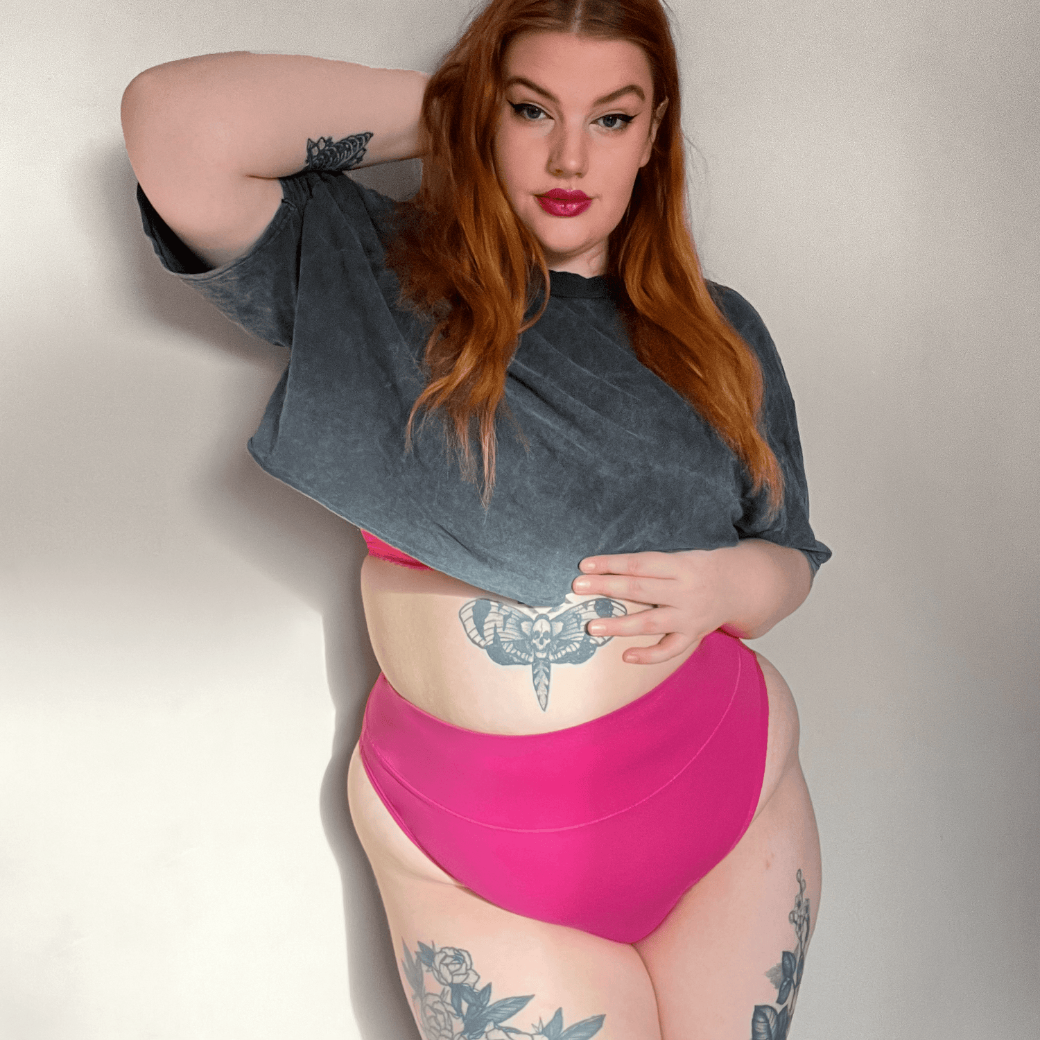 Culotte taille haute en coton biologique - Barbara