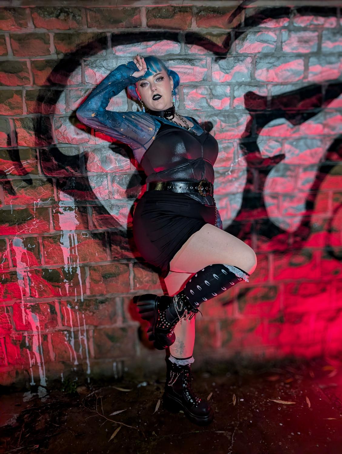 Falda de mini lápiz - Negro (V2)