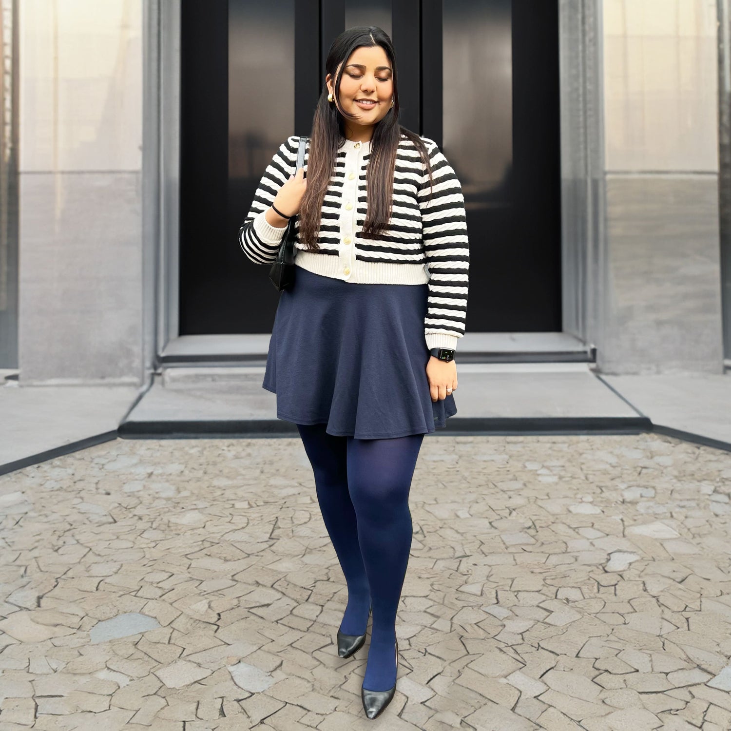 Mallas de compresión ligeras Huggy - Azul marino