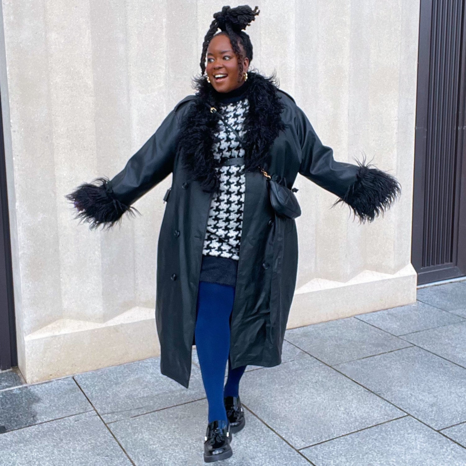 Mallas de compresión ligeras Huggy - Azul marino