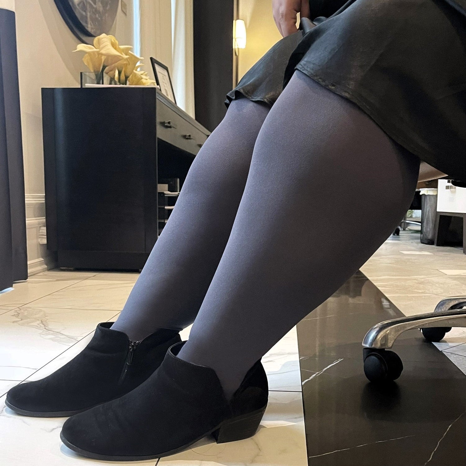 Mallas de compresión ligeras Huggy - Pizarra