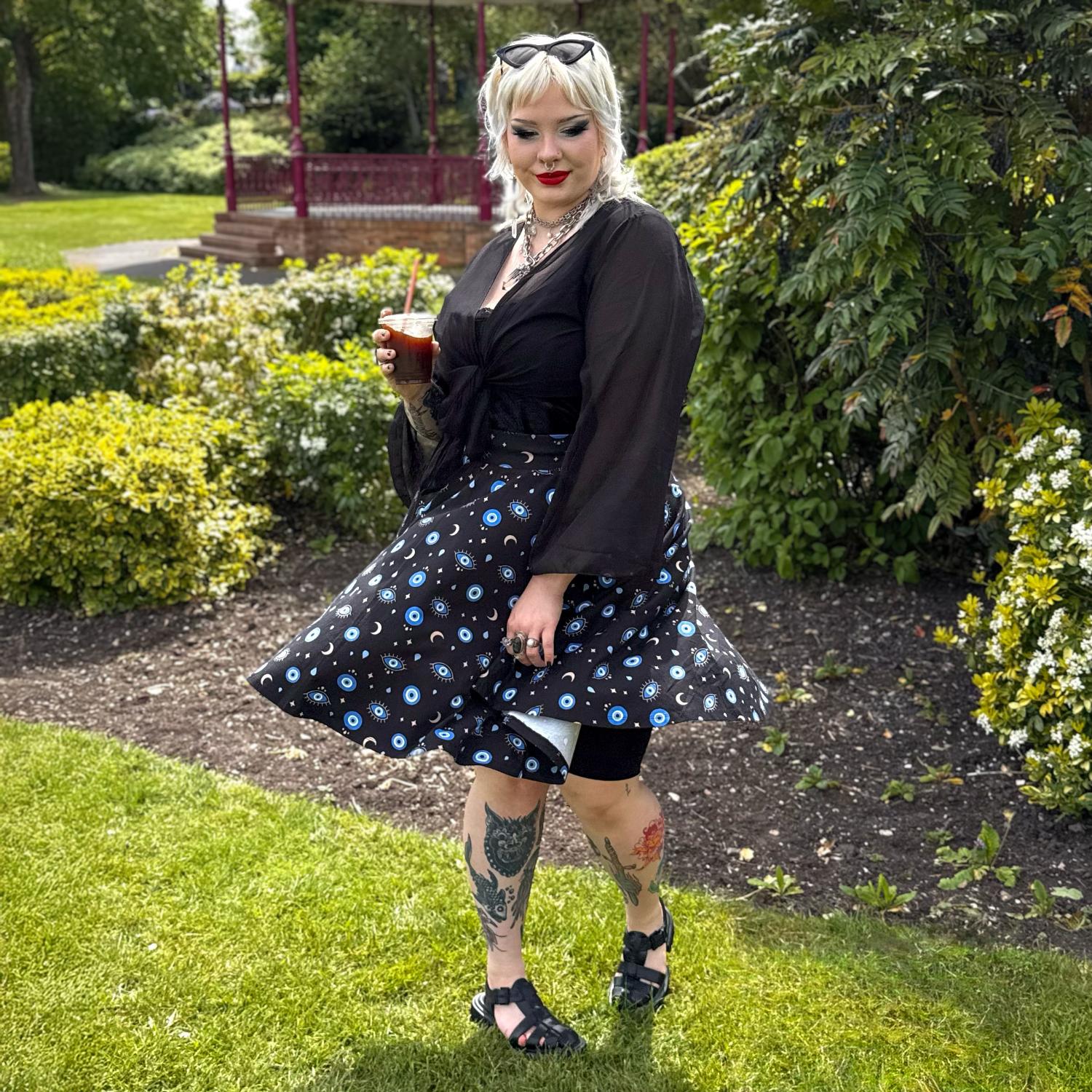 Malocchio Flare Skirt