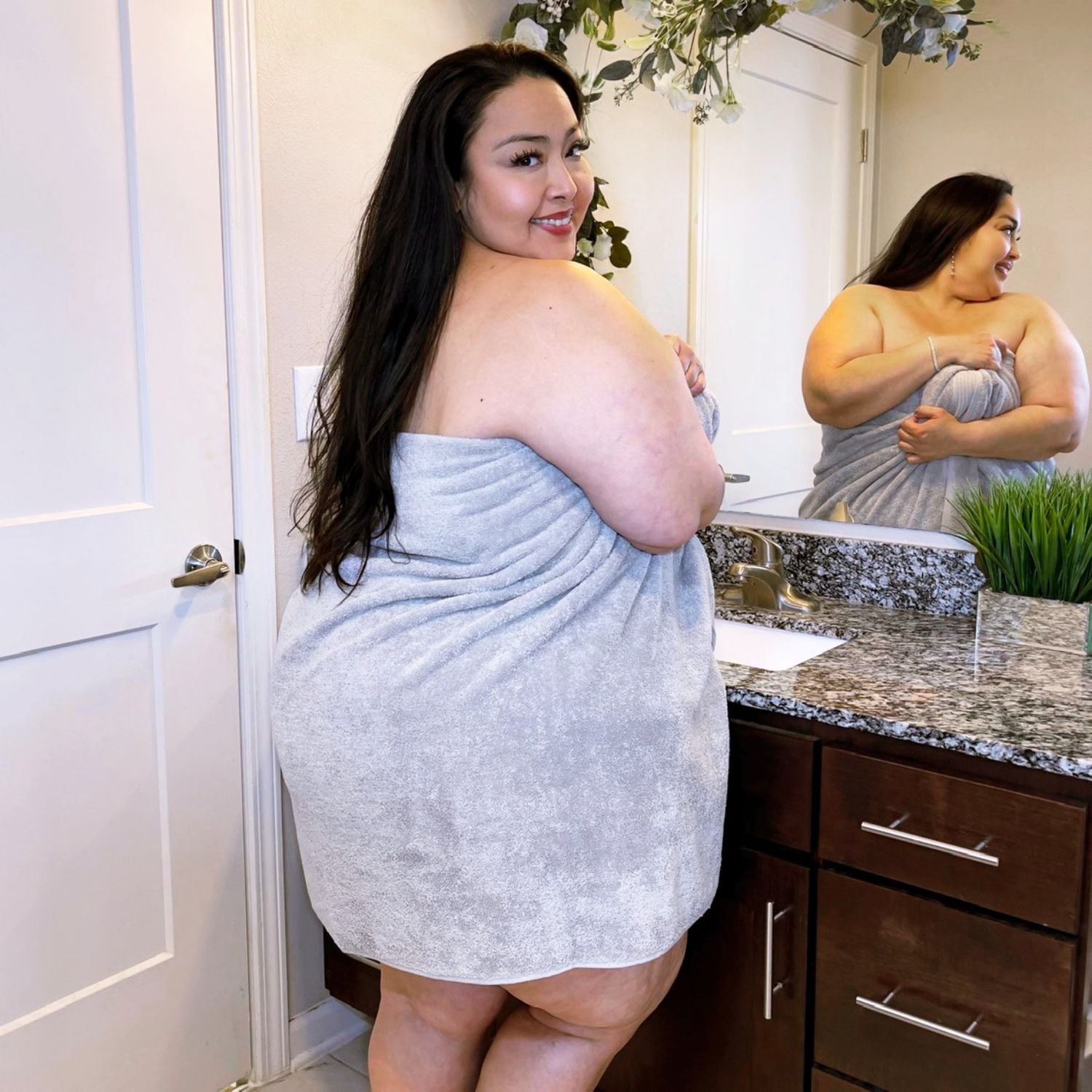Big Softee Towel - Silver