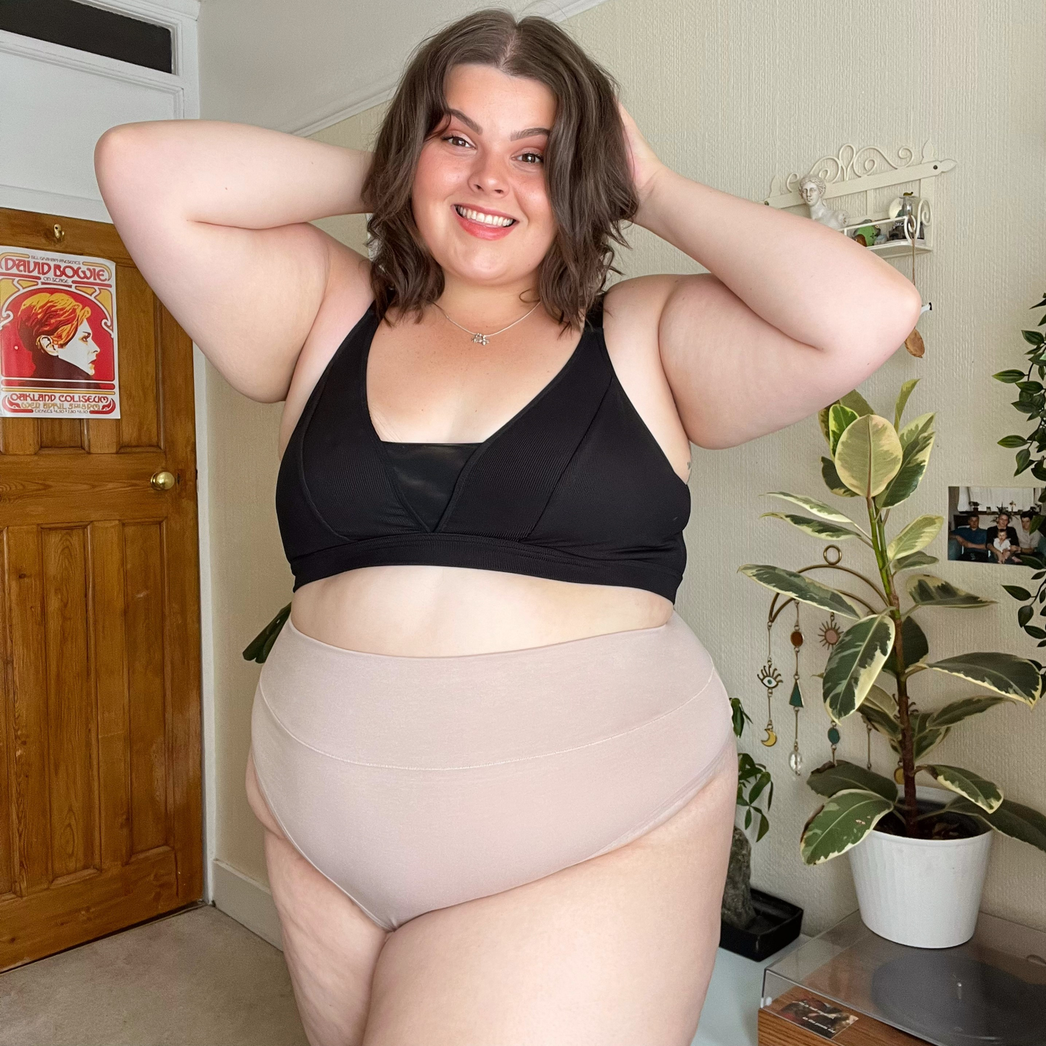 Culotte haute en coton bio - Bouteille de lait