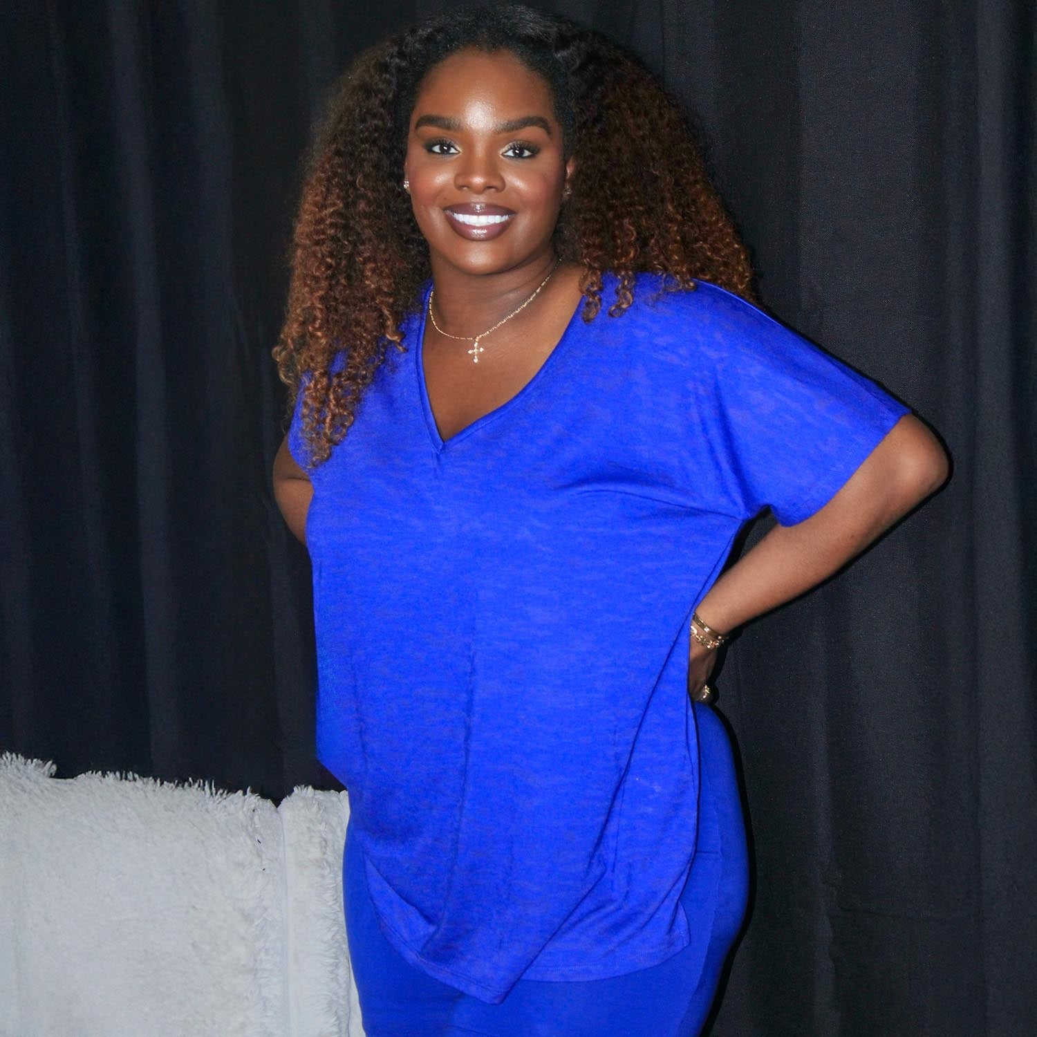 Burnout Sleep T-Shirt & Shorts Bundle in Arabesque