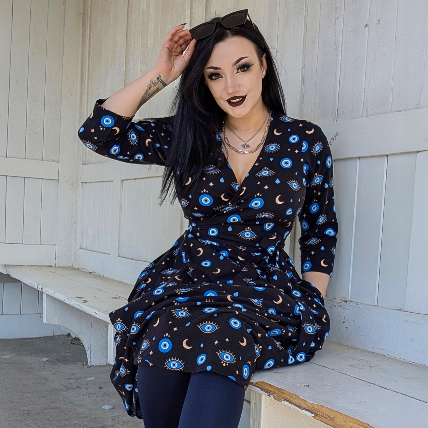 Malocchio Wrap Dress