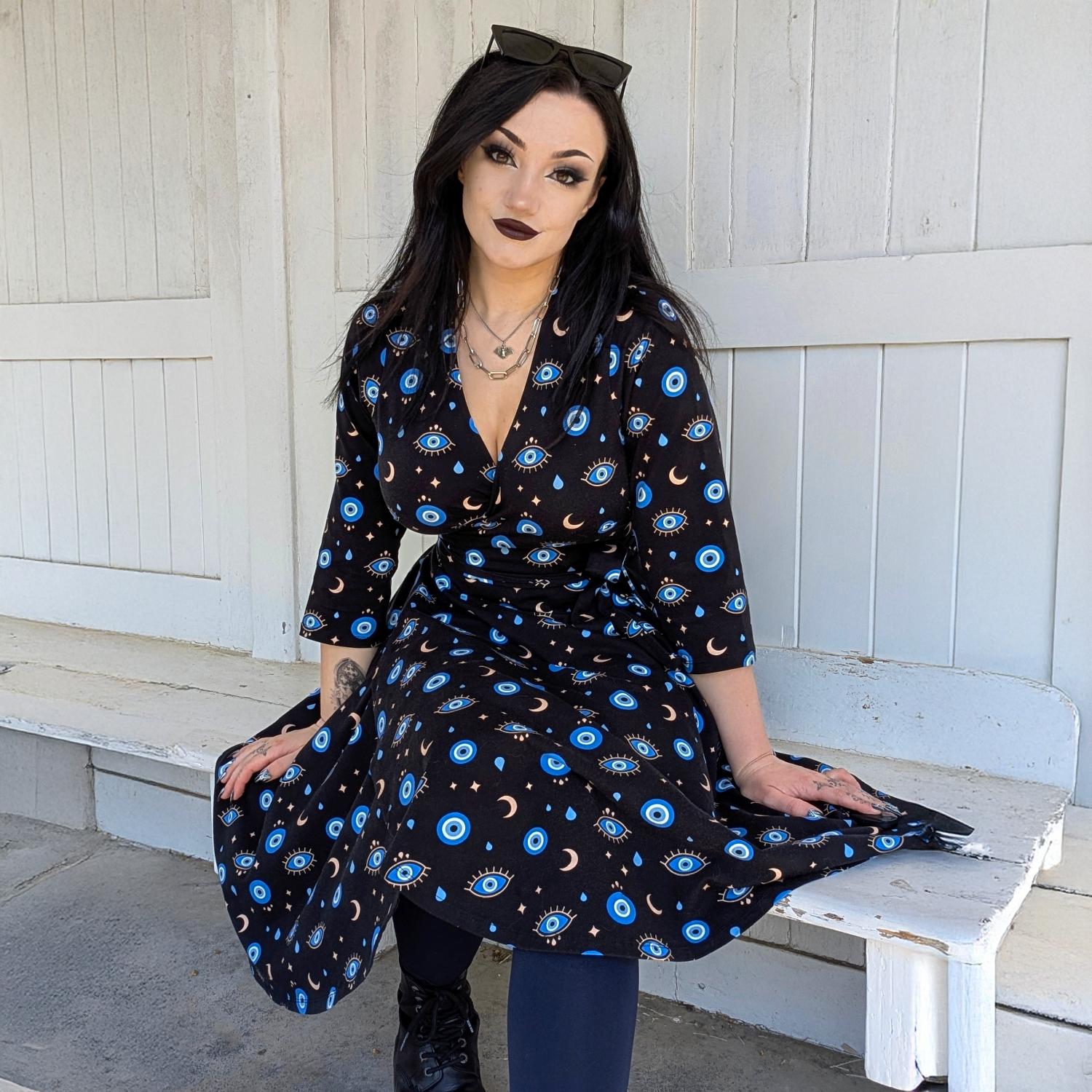 Malocchio Wrap Dress
