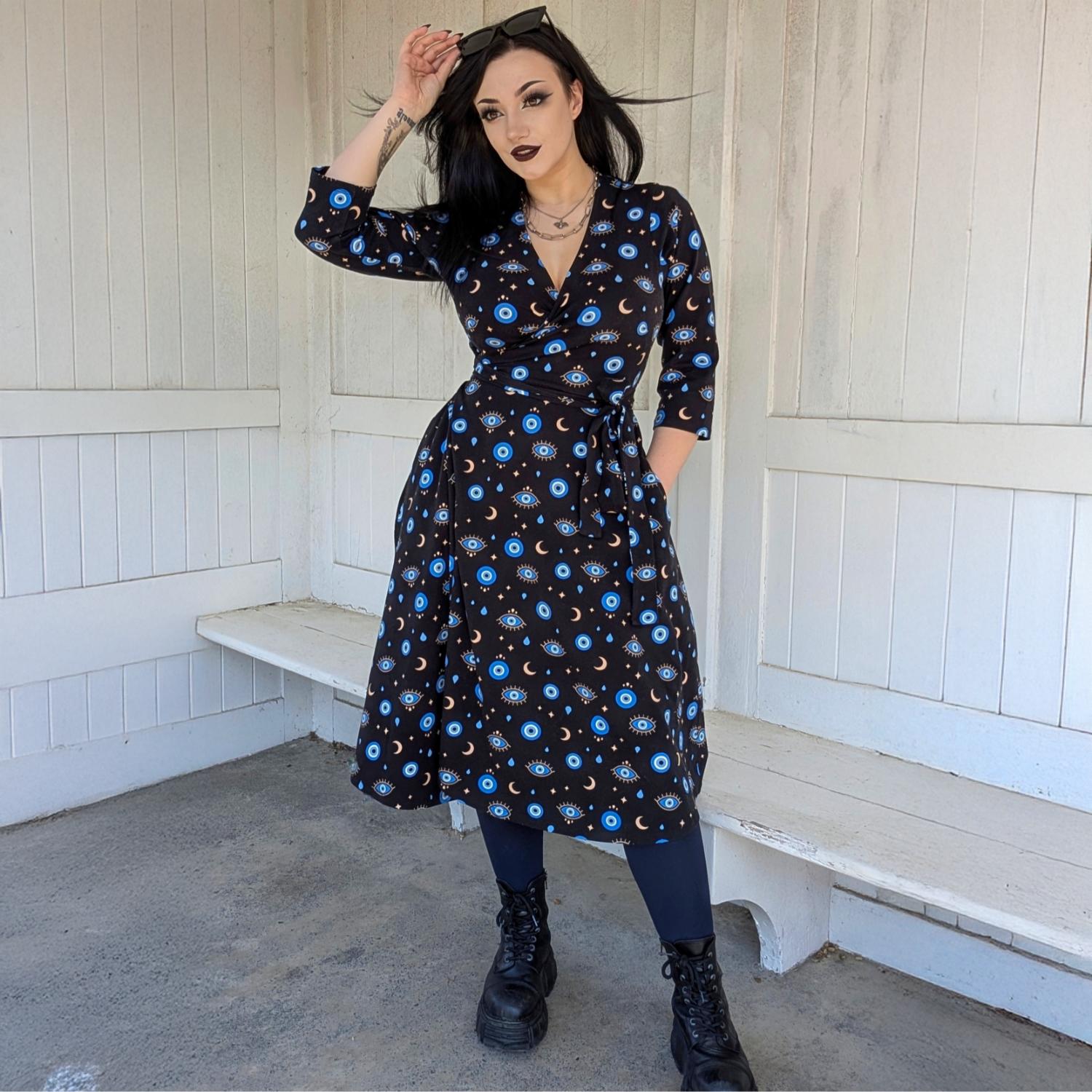 Malocchio Wrap Dress