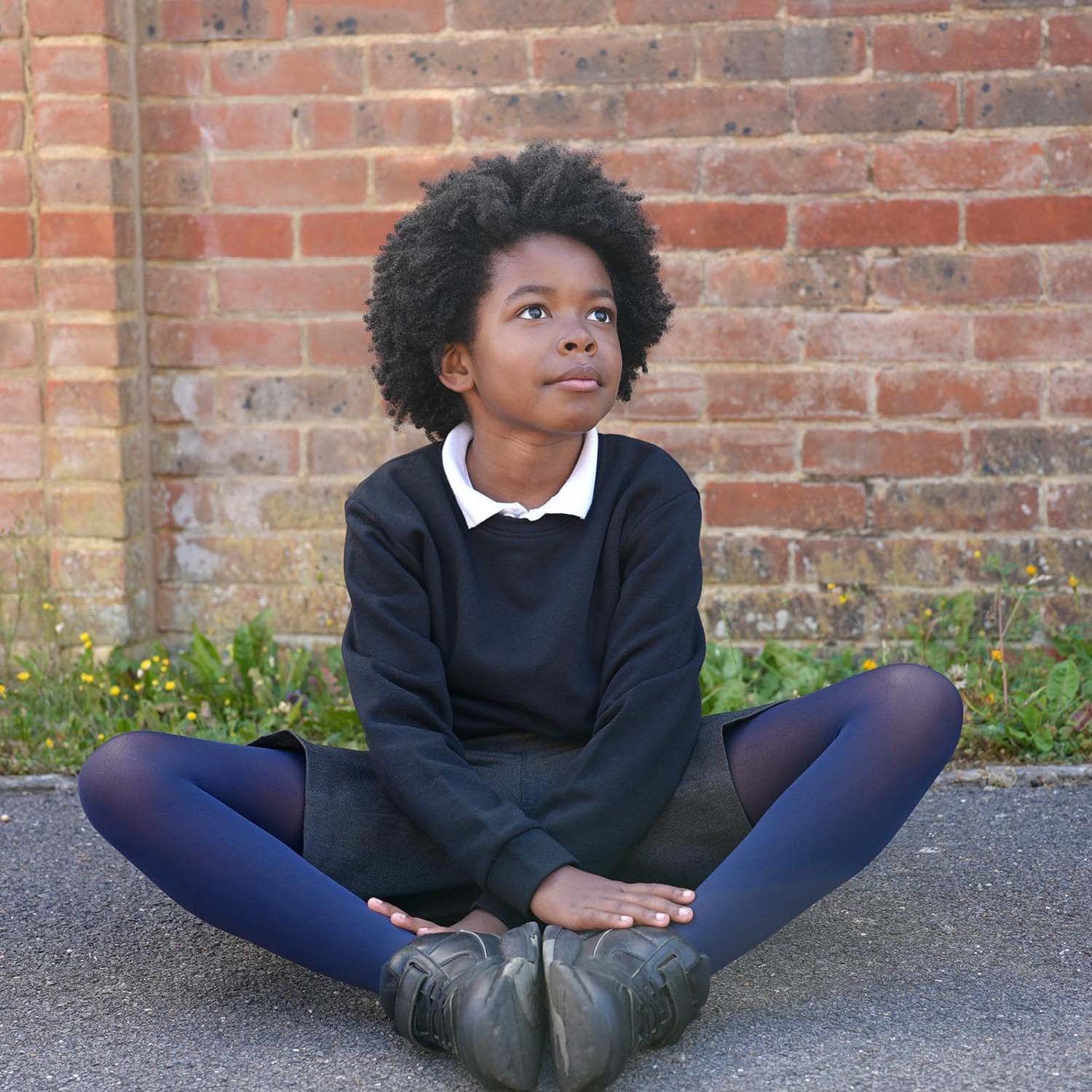 Collants pour enfants - Bleu marine