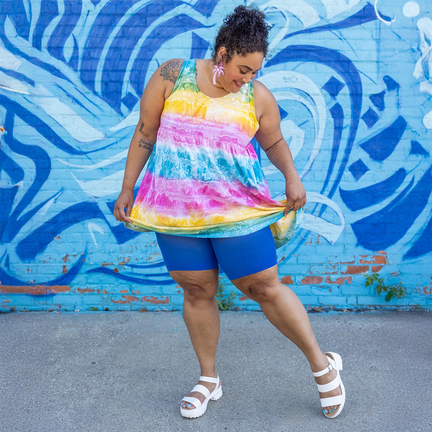 Stay Cool Chub Rub Shorts - Dolce Blue