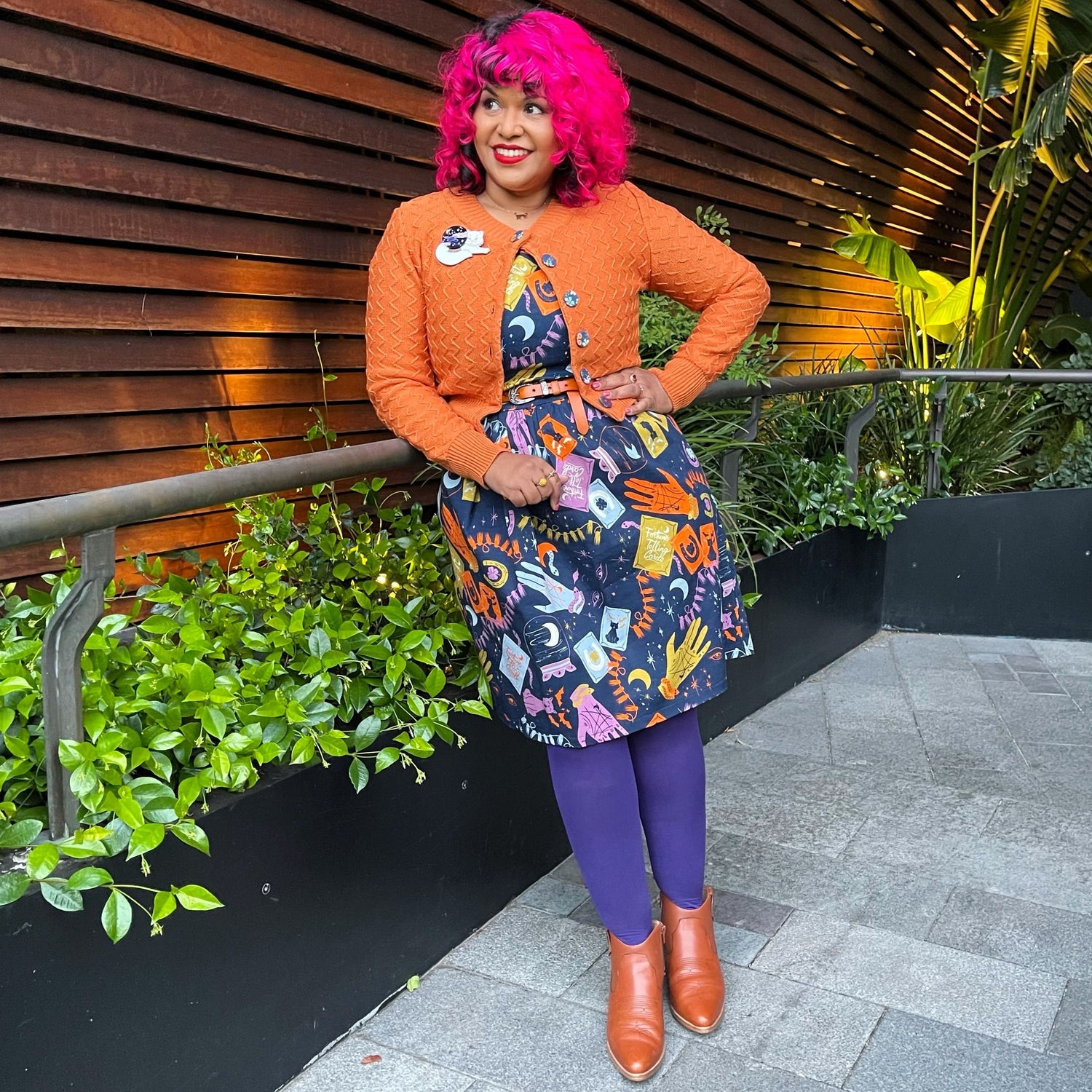 Collants 80 deniers - Suffragette Purple