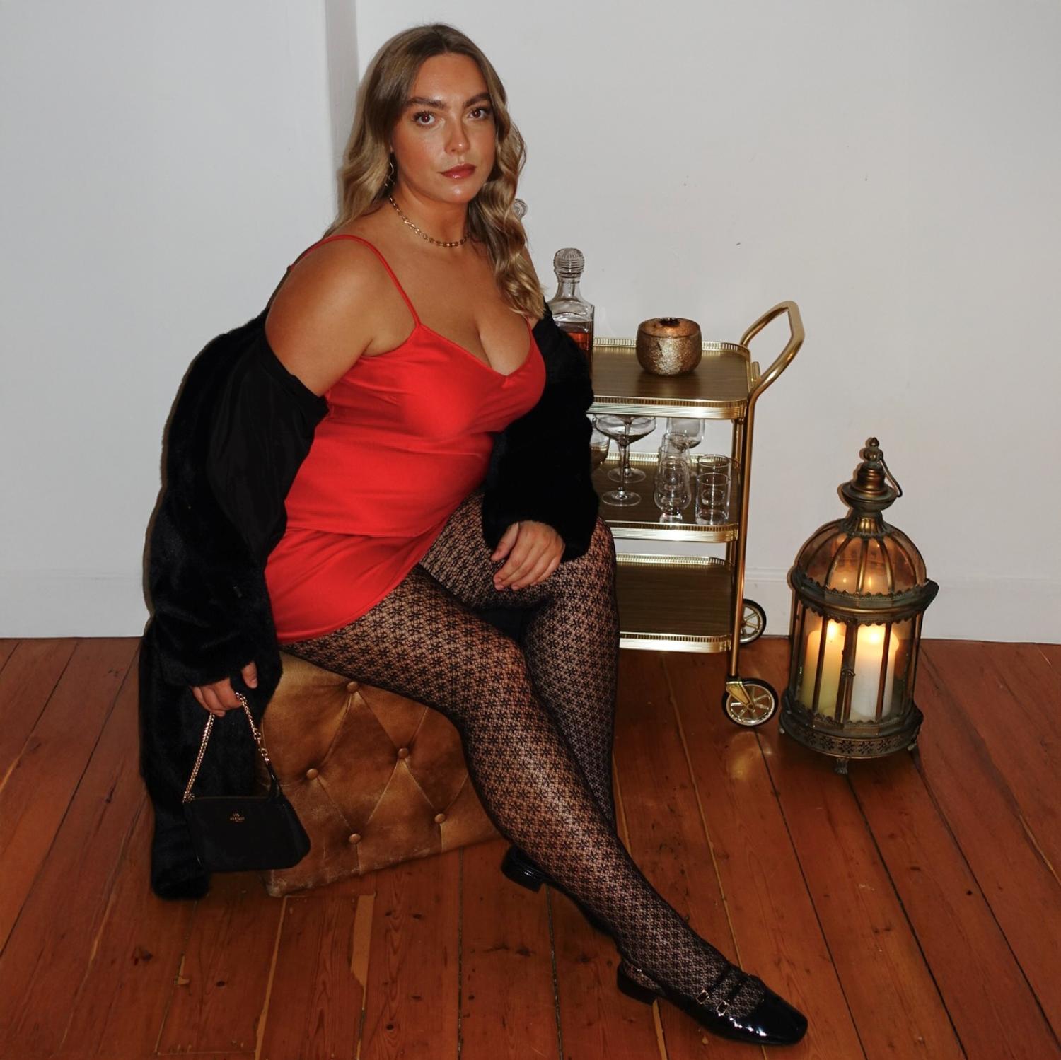 Christmas Fishnets - Winter Lace