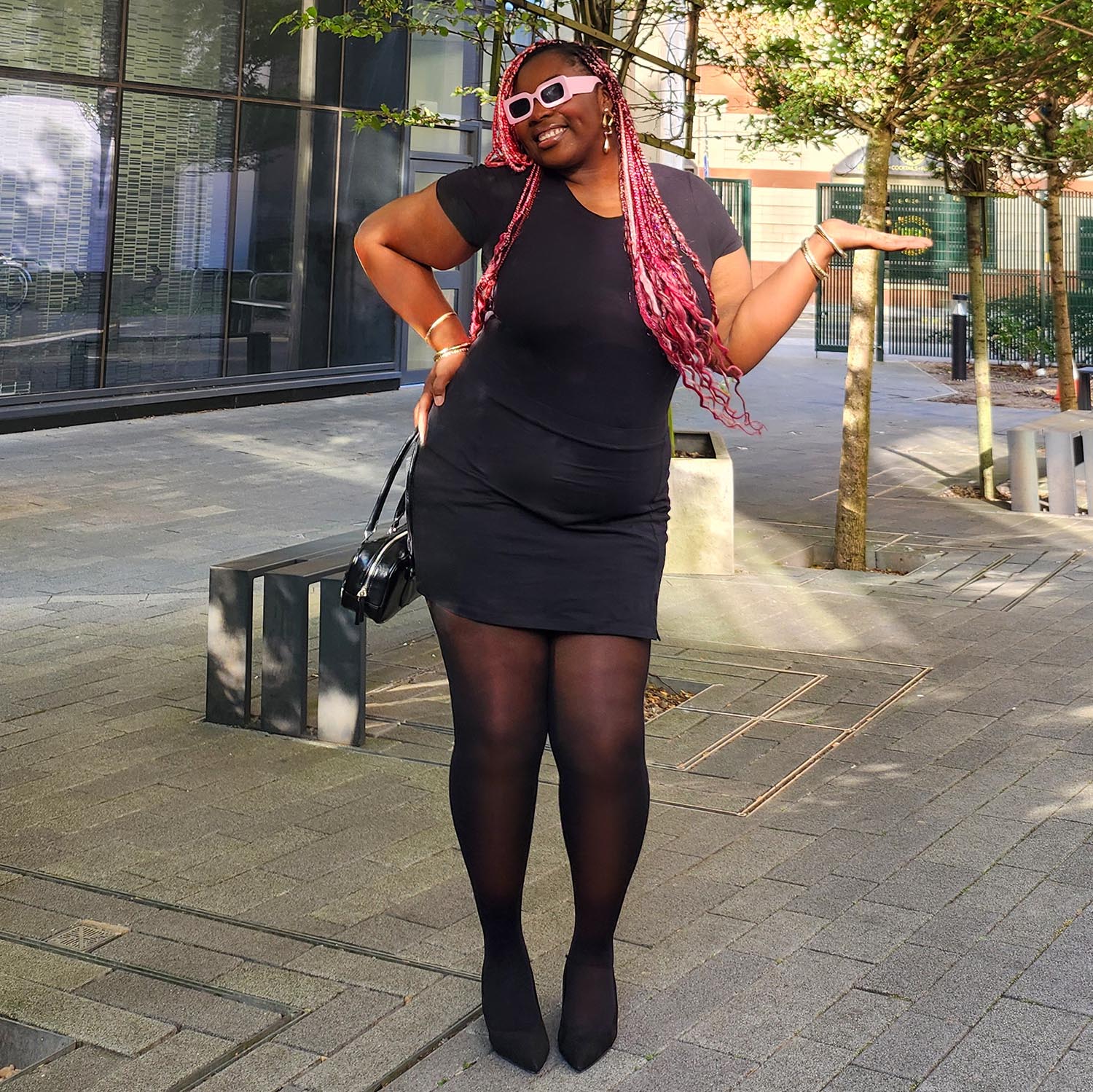 50 Denier Semi-Opaque Halo Tights - Liquorice