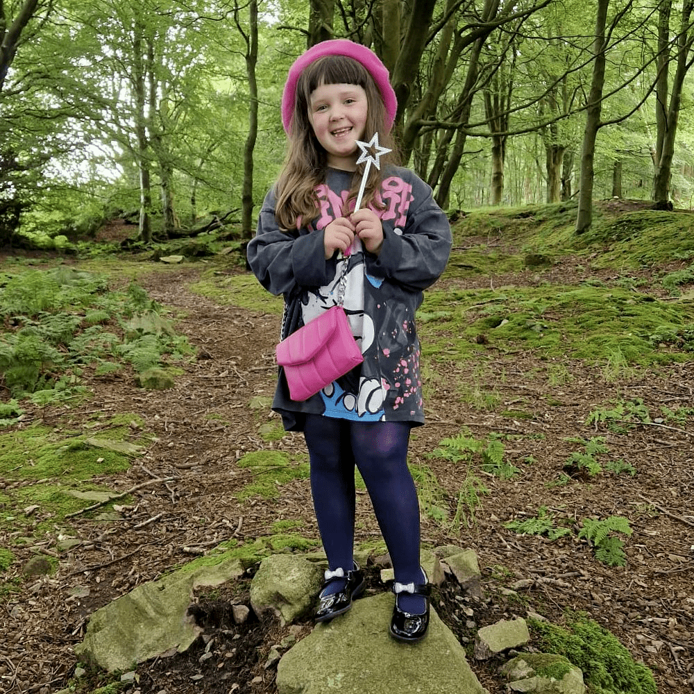 Collants pour enfants - Bleu marine