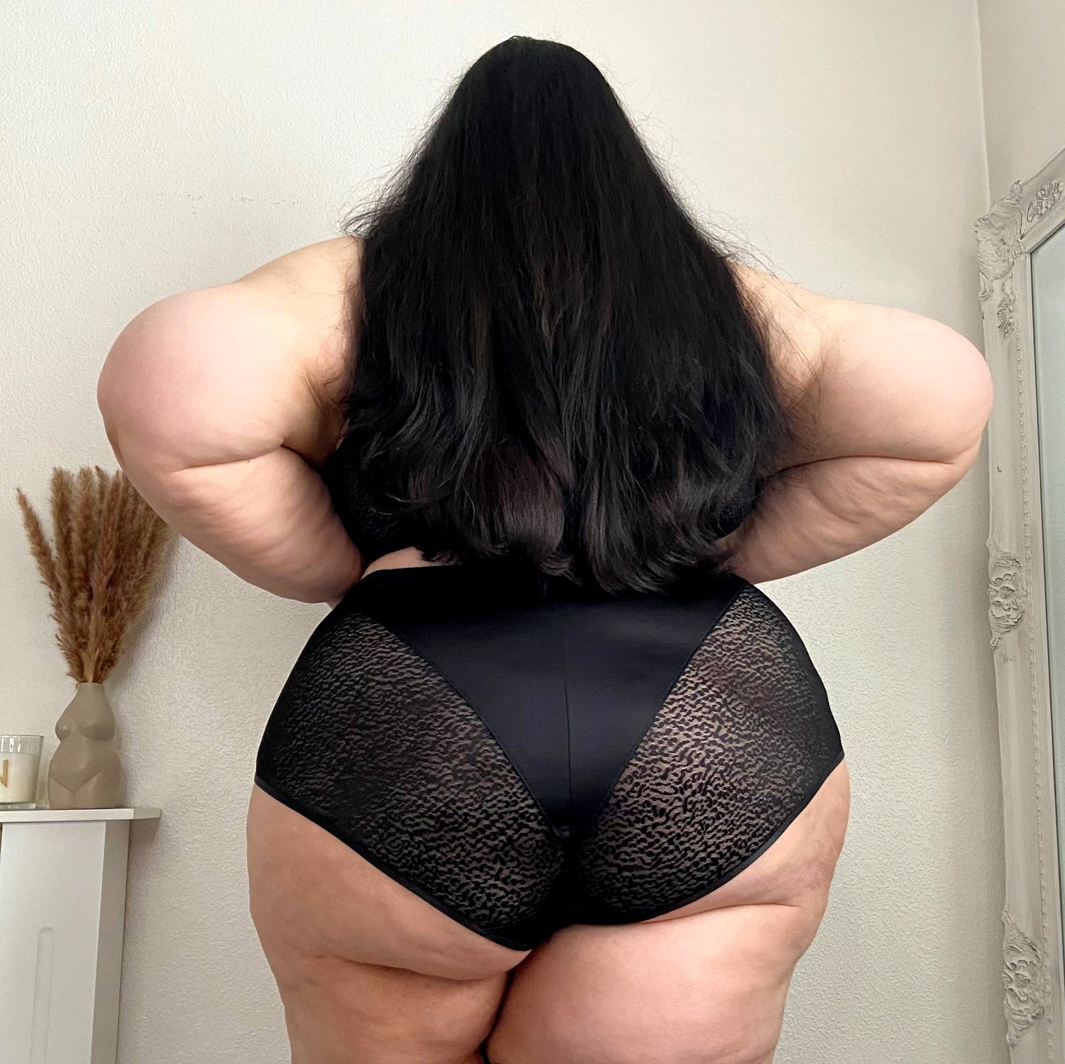 Culotte taille haute en coton biologique - Léopard