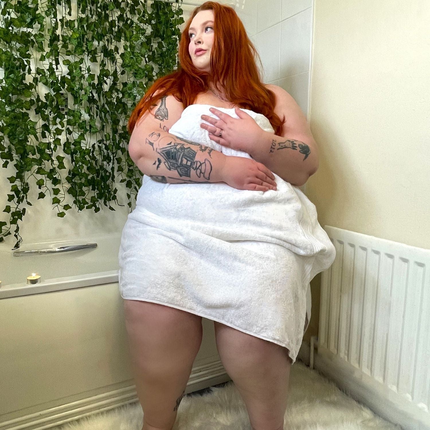 Toalla grande Softee - Blanca