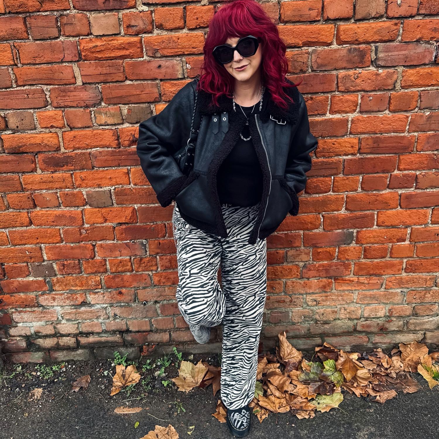 Bessie Aviator Jacket - Black