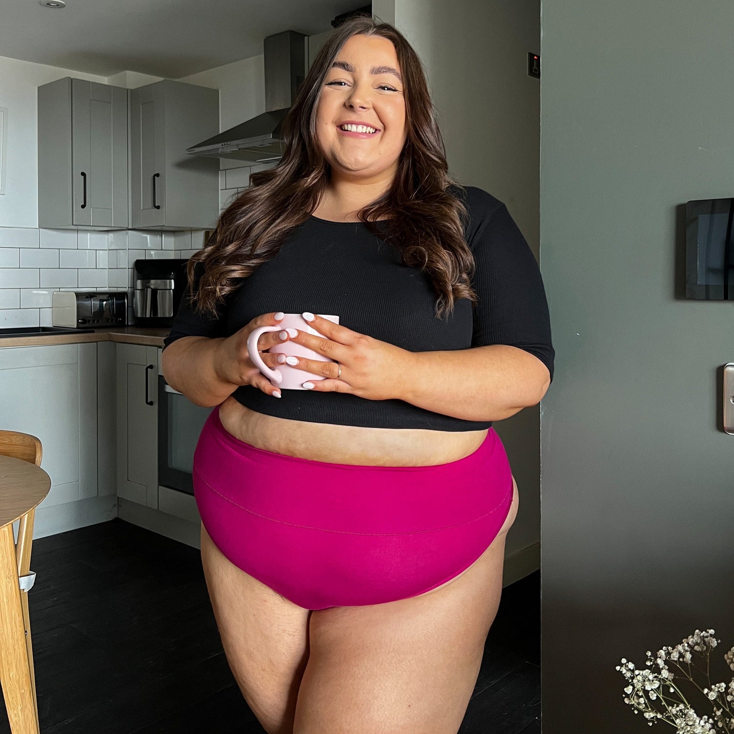 String en coton bio - Tarte aux framboises