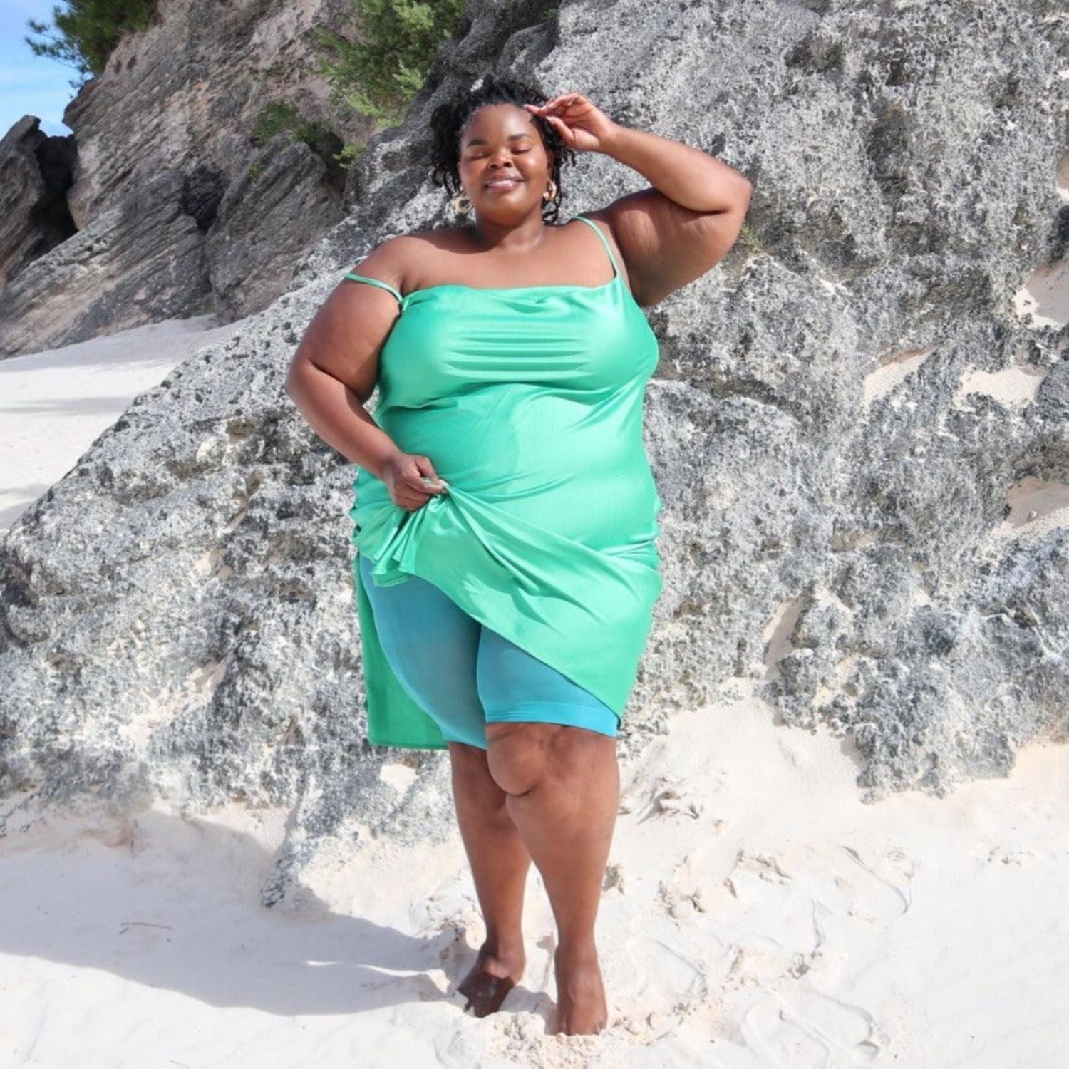 Short Chub Rub Stay Cool - Beach Bum