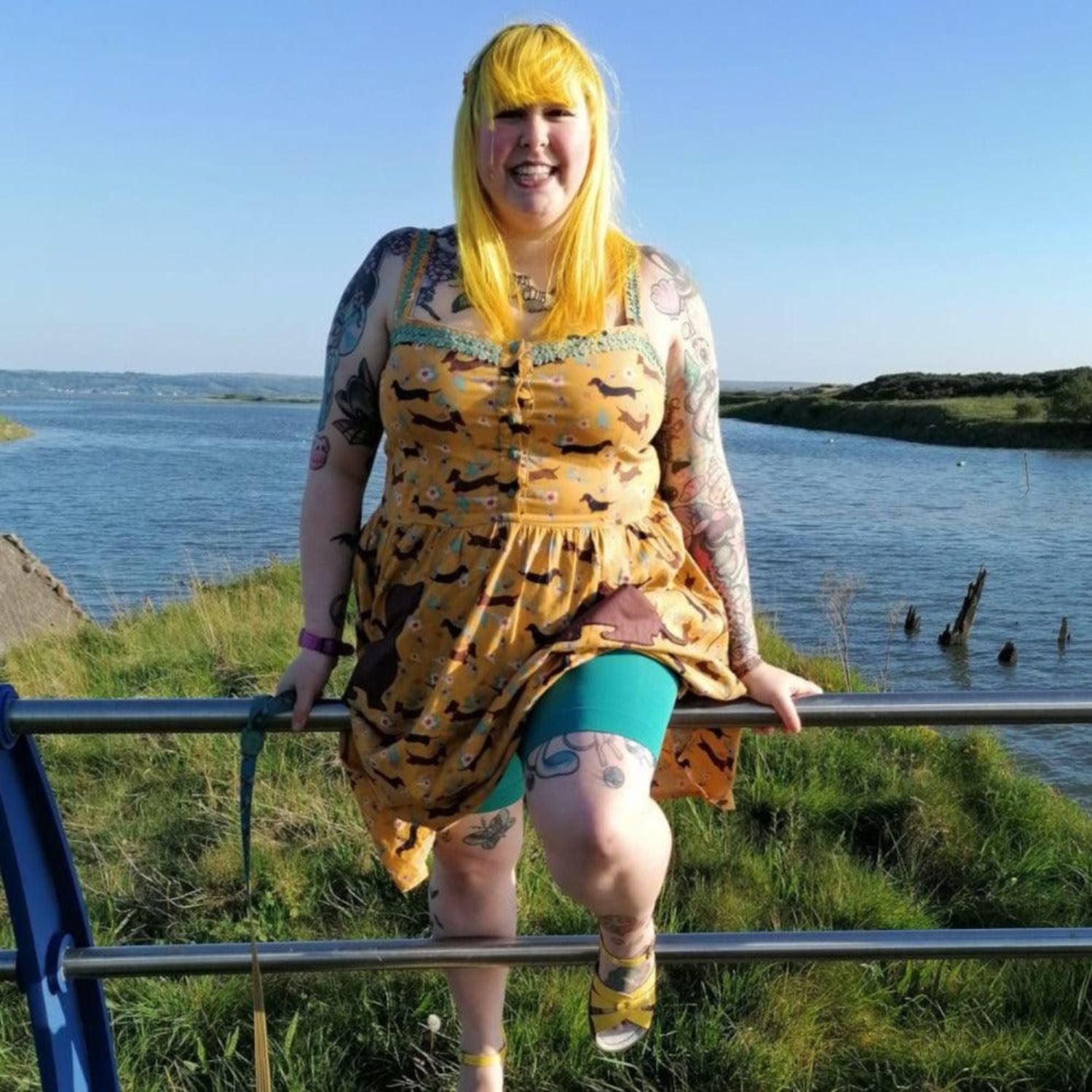 Short Chub Rub Stay Cool - Beach Bum